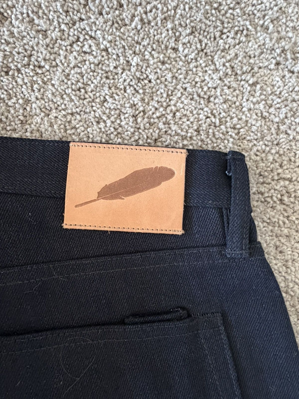 Rogue Territory Rouge Territory Stanton 13.5oz Indigo/Black 32” Selvedge Size US 32 / EU 48 - 13 Thumbnail