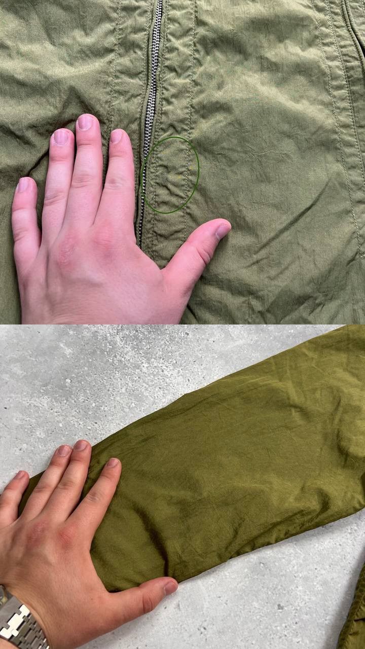 Pretty Green Pretty Green Crinkle Nylon Light Jacket Green Size L Size US L / EU 52-54 / 3 - 23 Thumbnail
