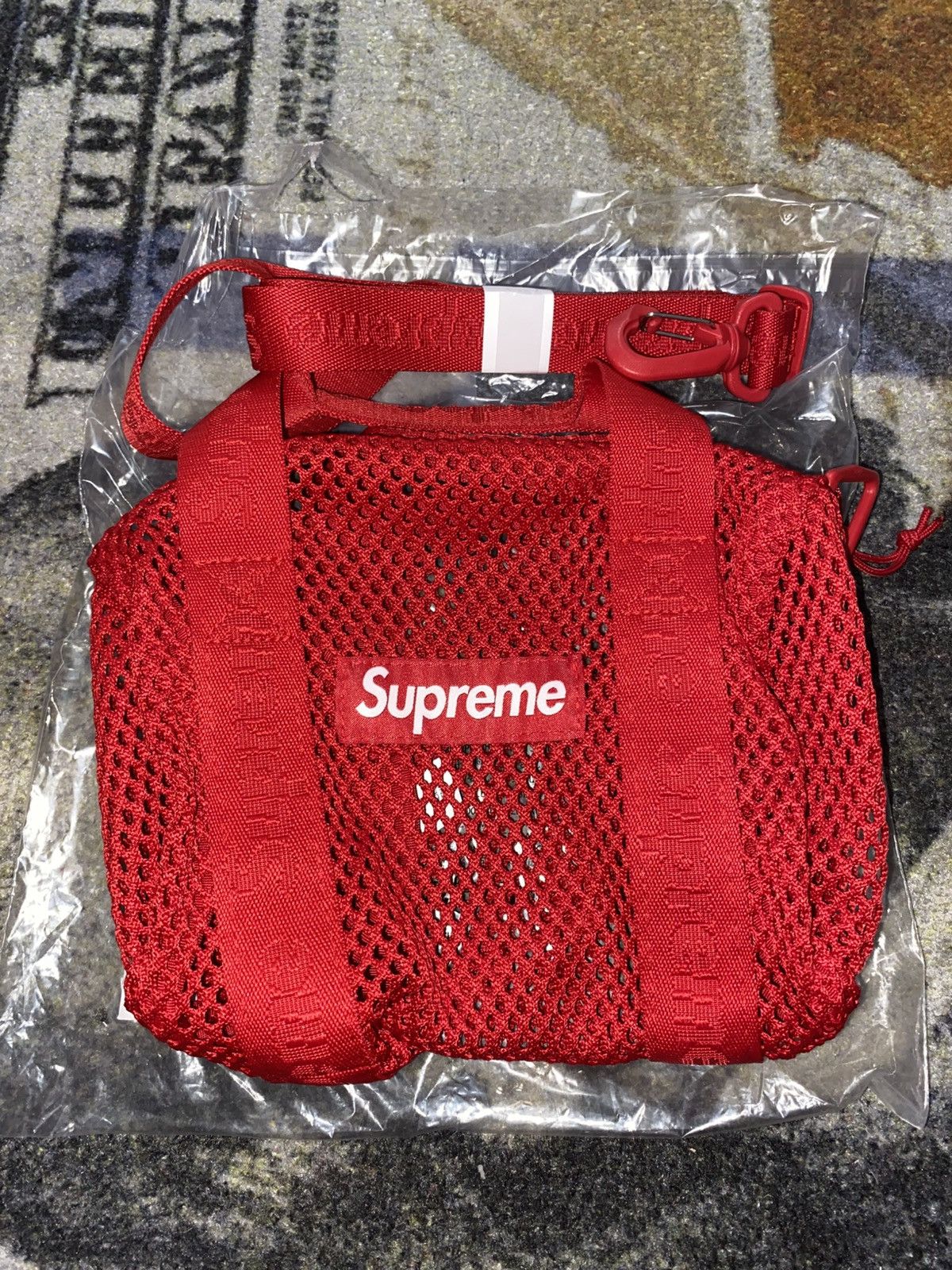 Supreme Mini Duffle Bag (FW20) - $98