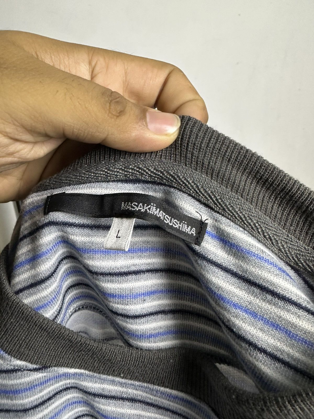 Masaki Matsushima Masaki Matsushima Japan Longsleeve stripe tshirt Size US M / EU 48-50 / 2 - 6 Thumbnail
