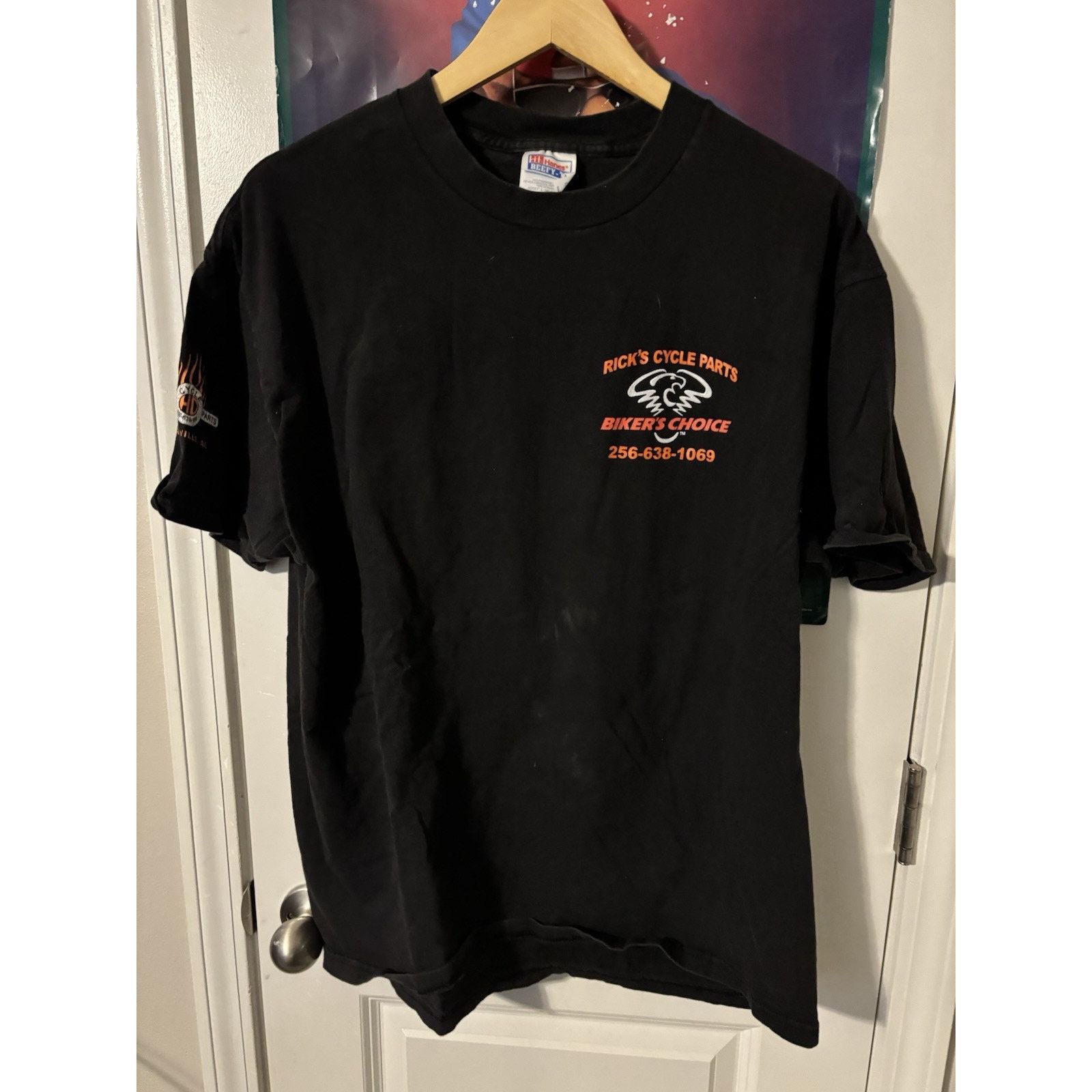 Other ricks cycles black motorcycle Eric Herman Cranks Rare 90s L Size US XL / EU 56 / 4 - 5 Thumbnail