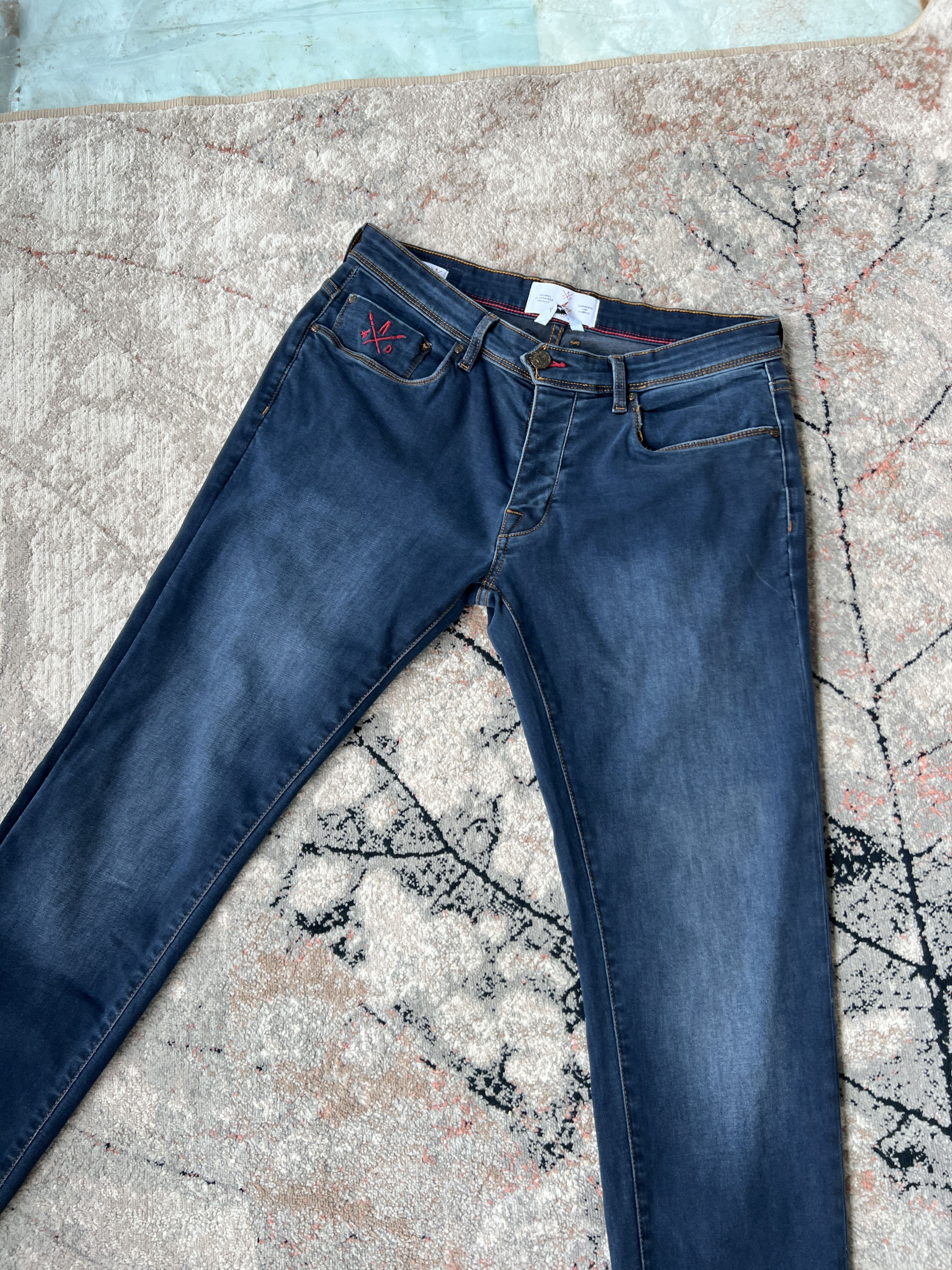 Handmade Ace Denim Paris Handmade Jeans Size US 34 / EU 50 - 2 Thumbnail
