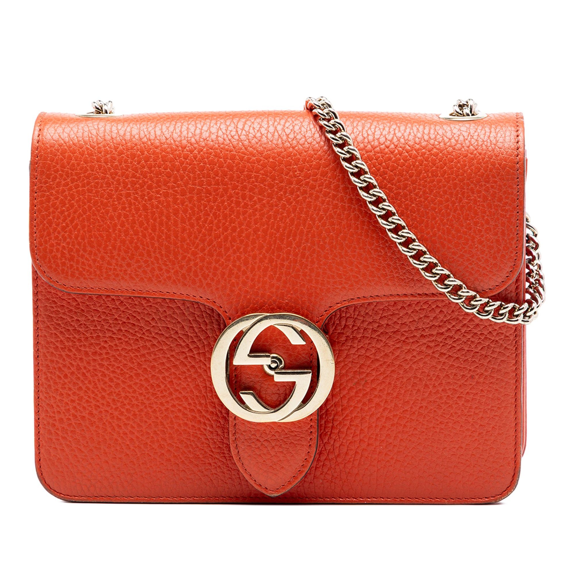 Gucci Small Dollar Calfskin Interlocking G Crossbody Size ONE SIZE - 1 Thumbnail