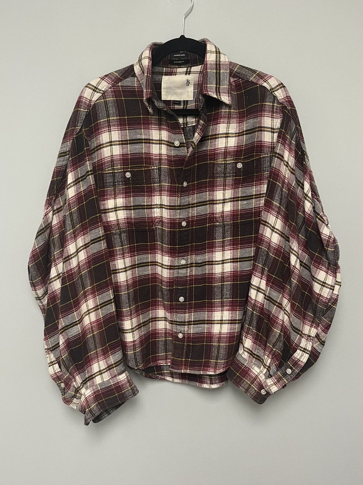 R13 Ziggy workwear shirt. Small. Size US S / EU 44-46 / 1 - 1 Thumbnail