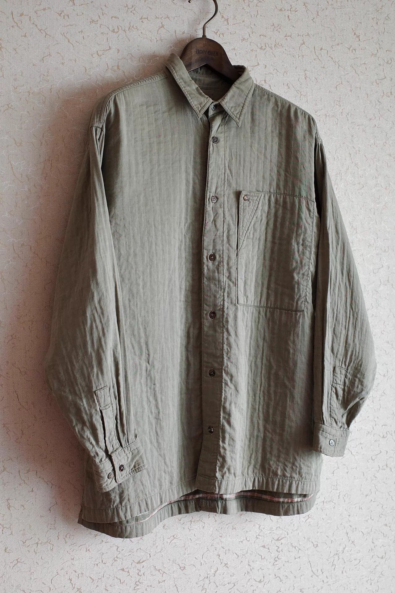 Issey Miyake Issey Miyake 90s Stitched Vintage Cotton Shirt Size US L / EU 52-54 / 3 - 2 Thumbnail