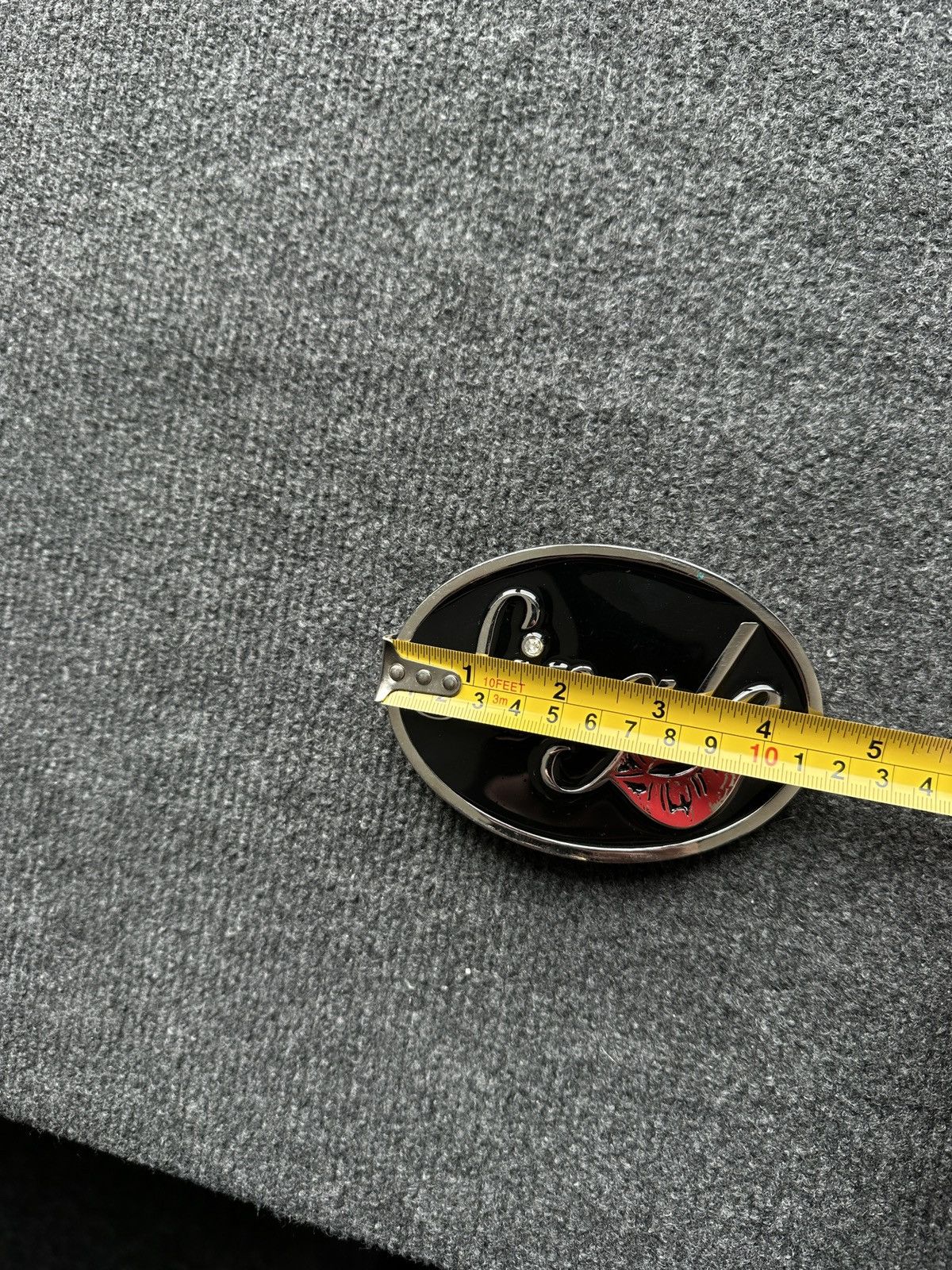 Other RARE🚨 SINGLE 💋 BUCKLE BLACK SILVER LOGO ONLY BUCKLE Size ONE SIZE - 8 Thumbnail