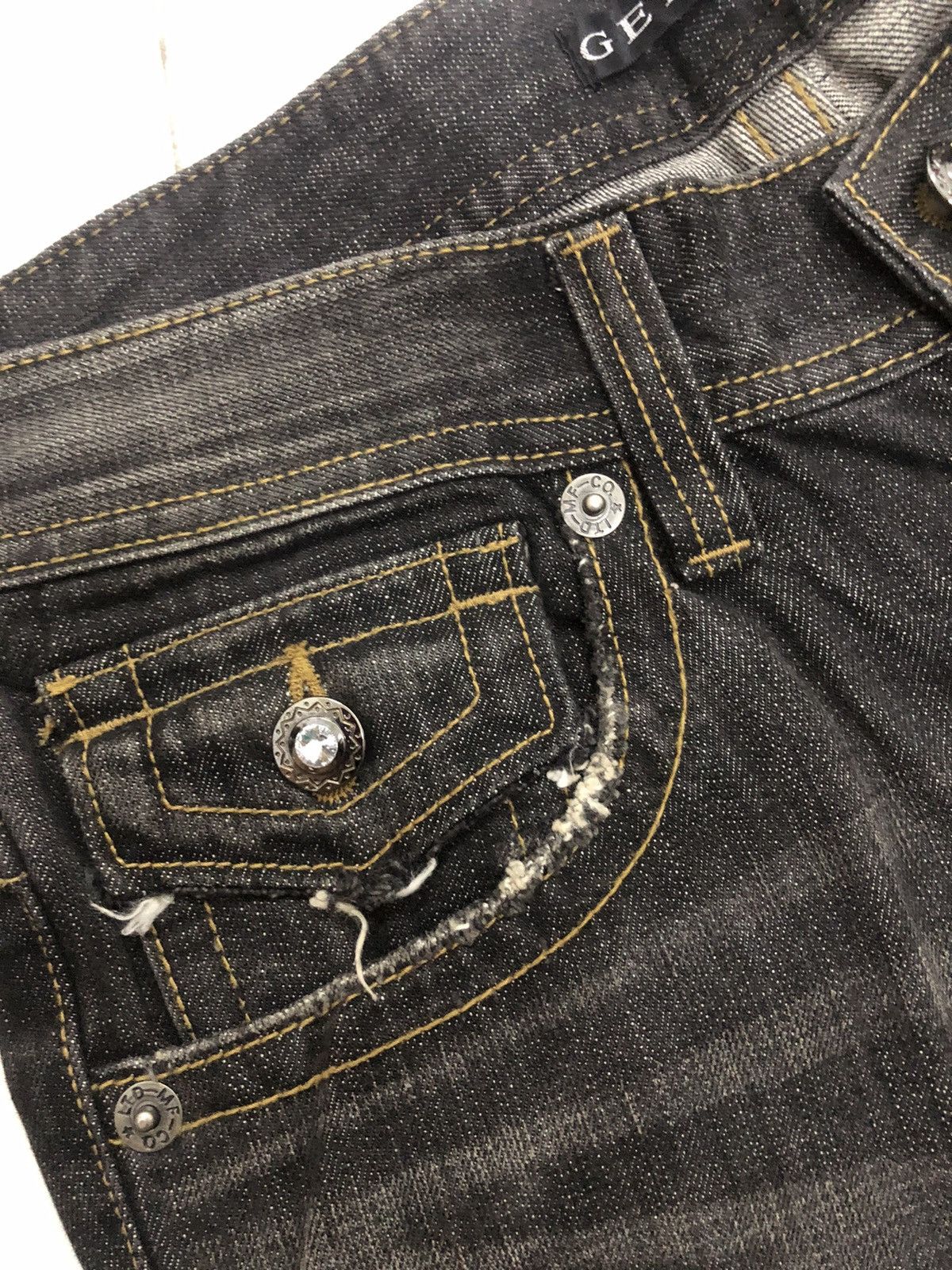 If Six Was Nine × Japanese Brand Japanese Brand - Bootcut Jeans Gennaro Distressed Size US 30 / EU 46 - 7 Thumbnail