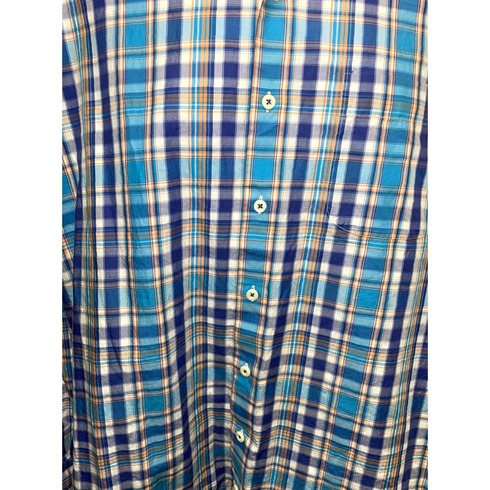 Peter Millar Peter Millar Button-Down Shirt Men L Plaid 100% Cotton Multicolor Long Sleeve Regular Size Shirt Mens L Colorful Size US L / EU 52-54 / 3 - 4 Thumbnail