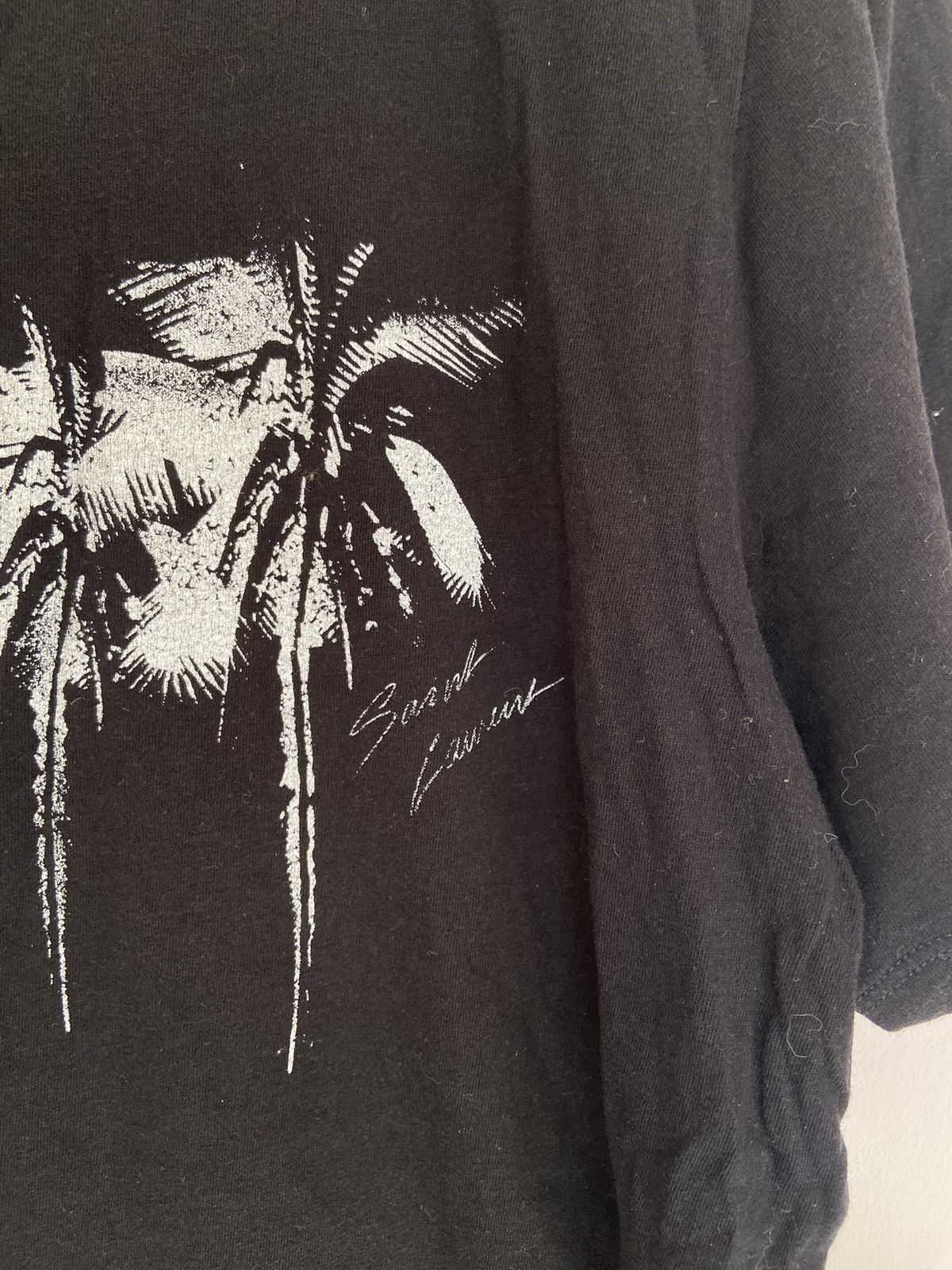 Saint Laurent Paris Saint Laurent Palm Tree T-shirt Size US M / EU 48-50 / 2 - 2 Thumbnail