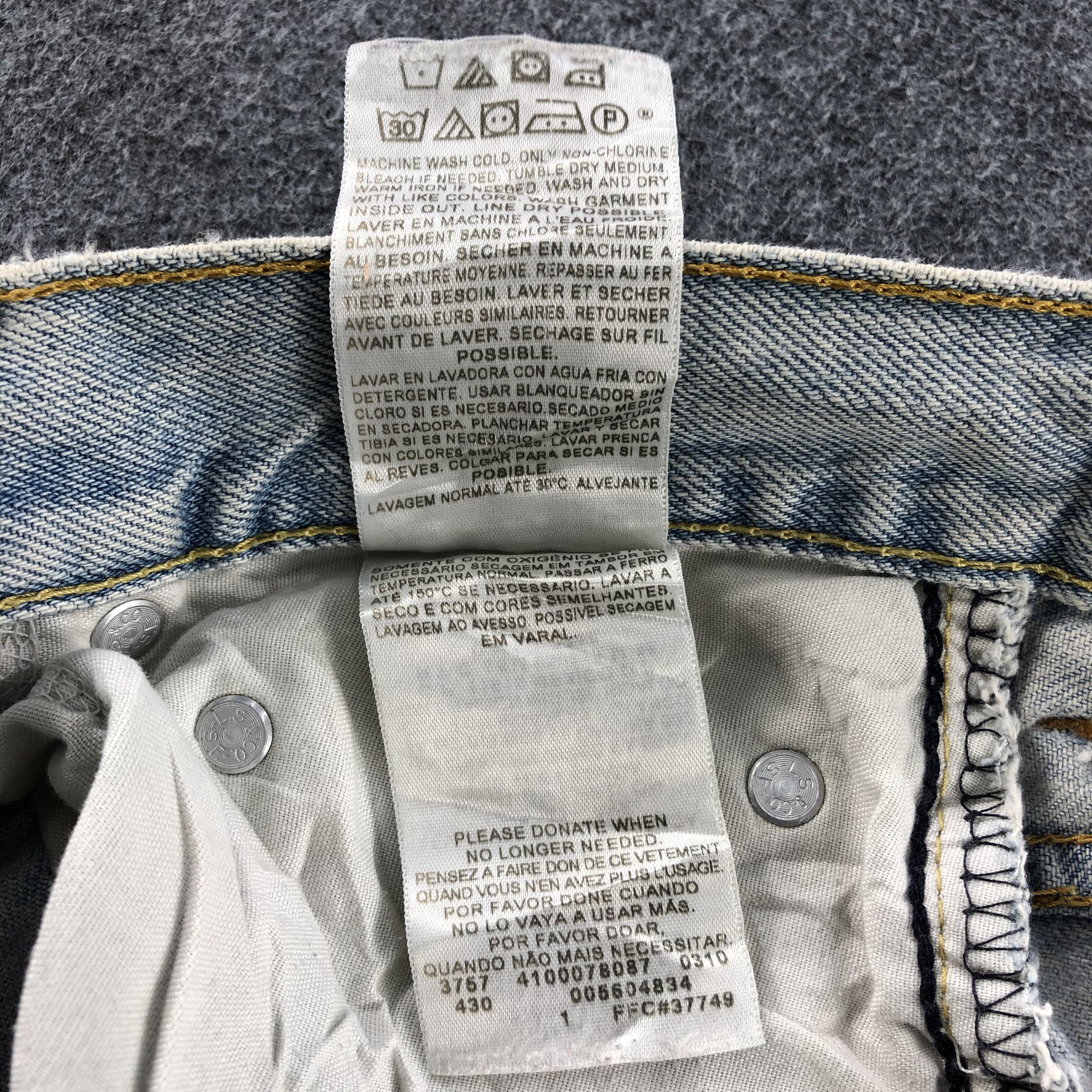 Levi's Vintage Light Wash Levis 560 Jeans- J1370 Size US 30 / EU 46 - 11 Thumbnail