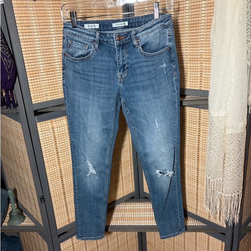 Other Vigoss Women's Blue Distressed Jeans Size 27" / US 4 / IT 40 - 1 Thumbnail