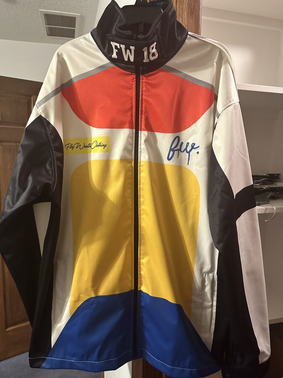 Other Filthy Wealth Brand Motor Sport Jacket White Size US L / EU 52-54 / 3 - 2 Thumbnail