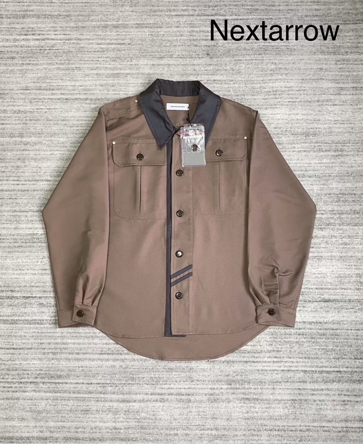 kiko kostadinov McNamara Uniform コート Kiko Kostadinov Mcnamara Uniform Stretch Nylon & Leather