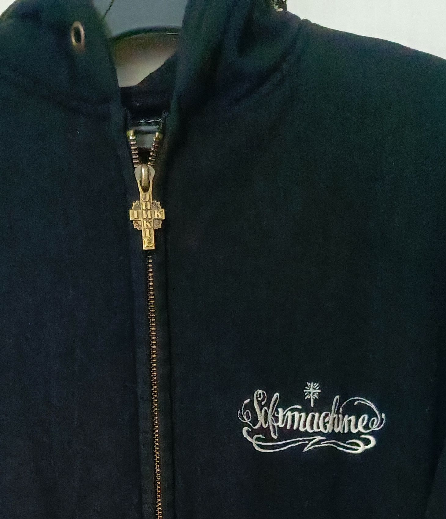 Hysteric Glamour × If Six Was Nine × Le Grande Bleu (L.G.B.) Vintage SOFT MACHINE Japan Skull💀Cross✝️Gotta Zipper Hoodie Size US L / EU 52-54 / 3 - 4 Thumbnail