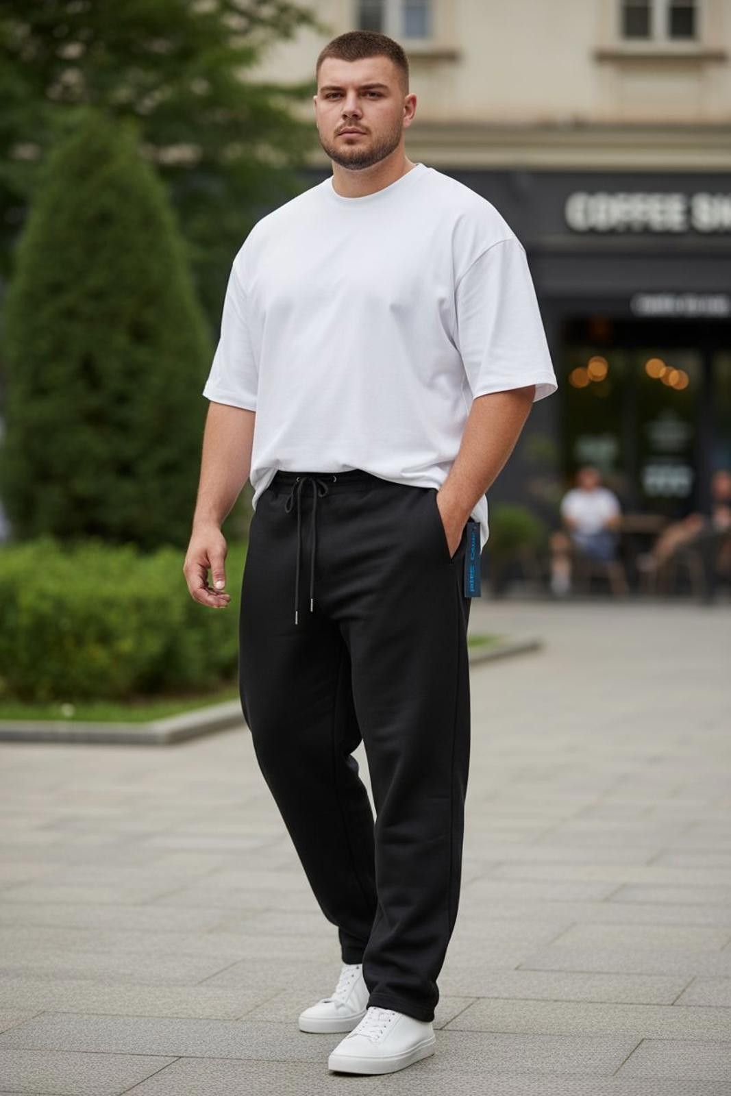 Other Pure Champ Men's Black Sweatpants with Drawstring Waist Size US 44 / EU 60 - 1 Thumbnail
