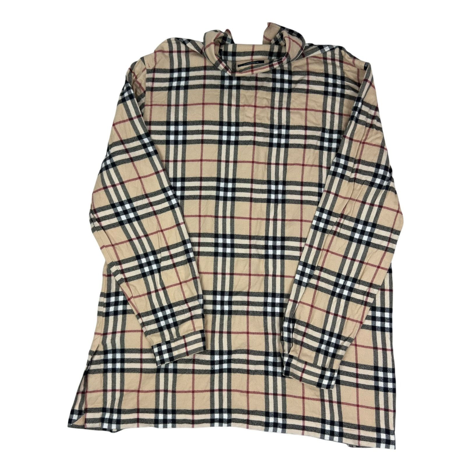 Burberry × Japanese Brand Burberry Beige Nova Check Cotton Long Sleeve Shirt Size M / US 6-8 / IT 42-44 - 12 Thumbnail