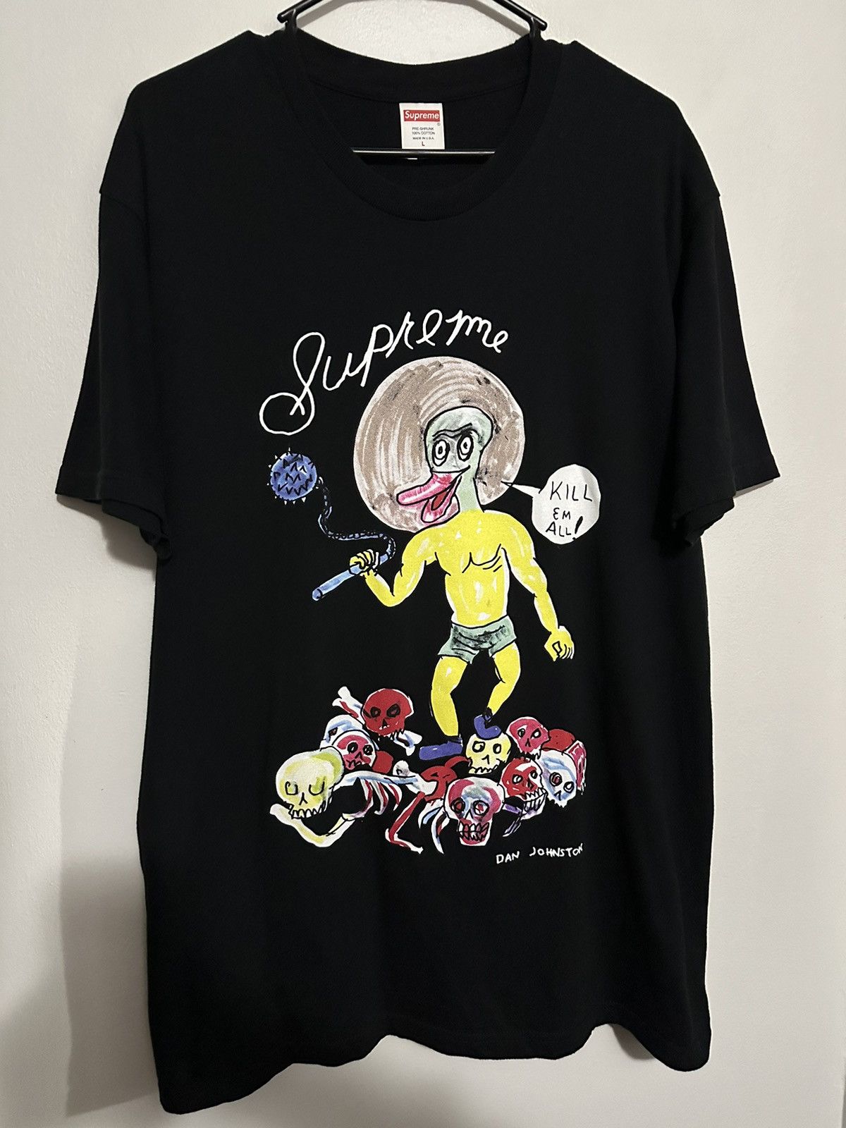 Supreme Supreme Daniel Johnston Kill Em All Tee Size US L / EU 52-54 / 3 - 1 Thumbnail