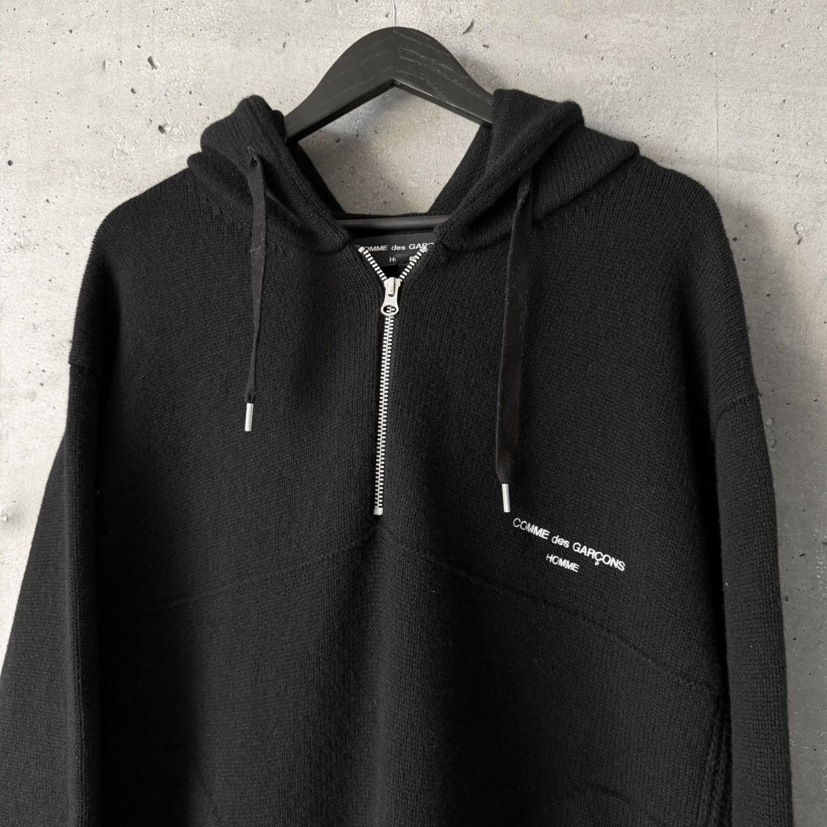 Comme des Garcons Homme Comme Des Garcons Homme AD2024 Knit Quarter Zip Size US L / EU 52-54 / 3 - 1 Thumbnail