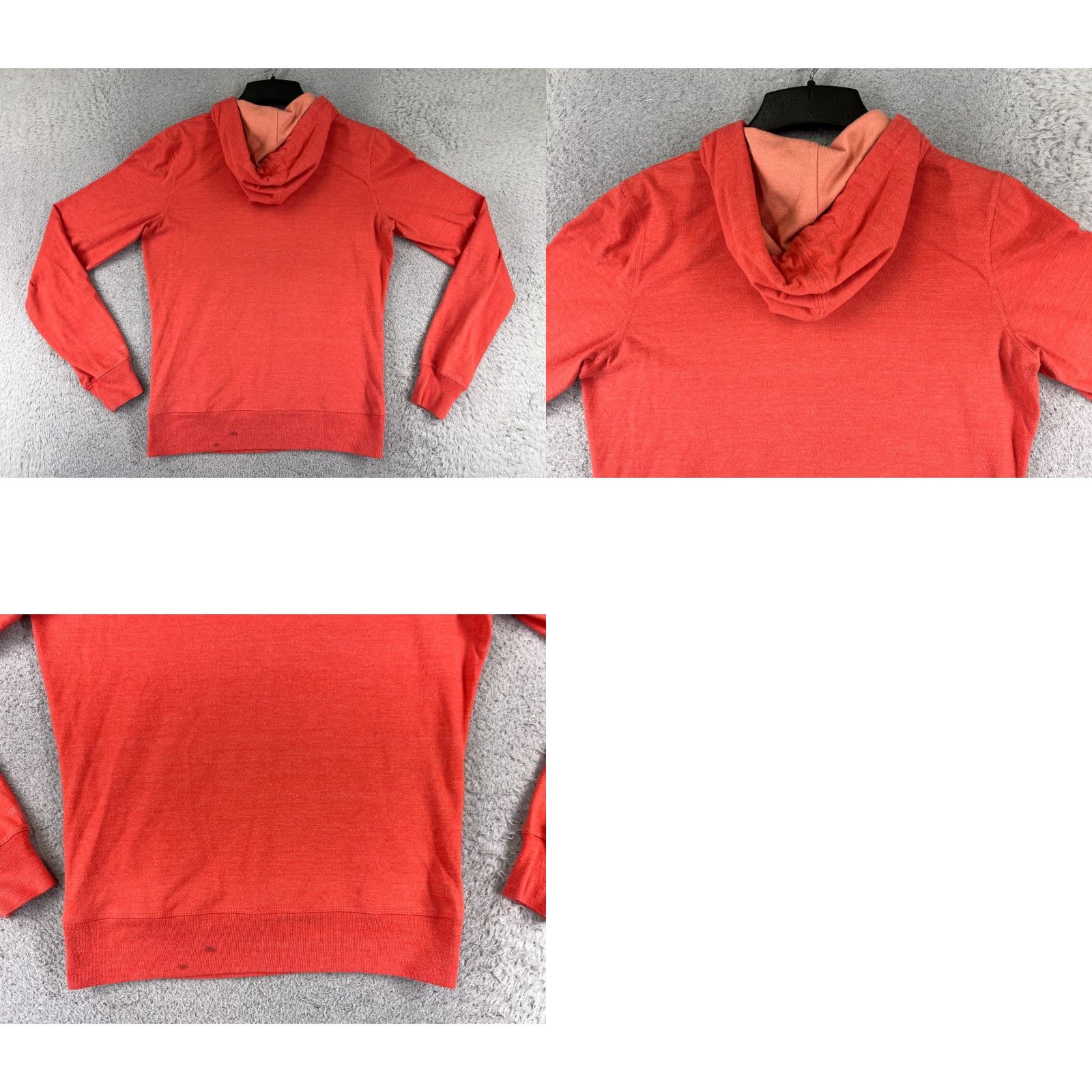 The North Face The North Face Hoodie Women Medium Orange Pullover Pocket Logo Crew Neck Jersey Knit Sweatshirt Size M / US 6-8 / IT 42-44 - 9 Thumbnail