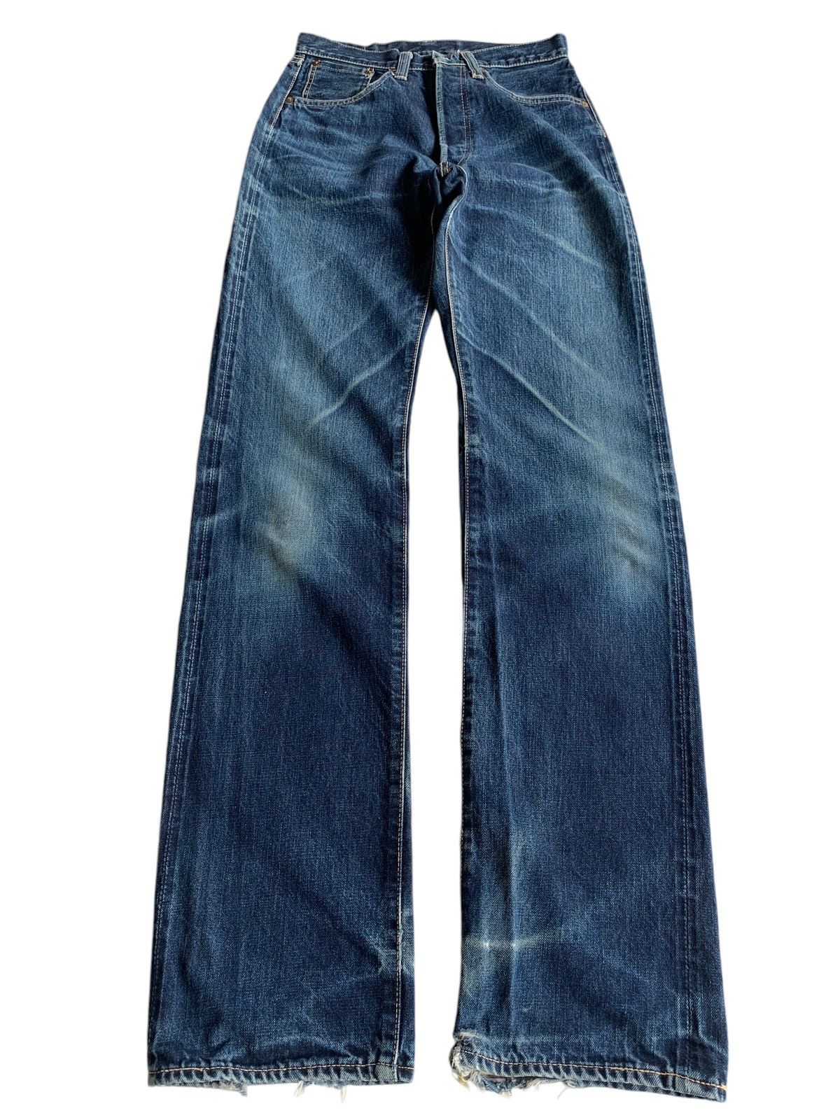 If Six Was Nine × Japanese Brand Unknown Japanese Brand Button fly Mudwash Selvedge Denim Size US 28 / EU 44 - 2 Thumbnail