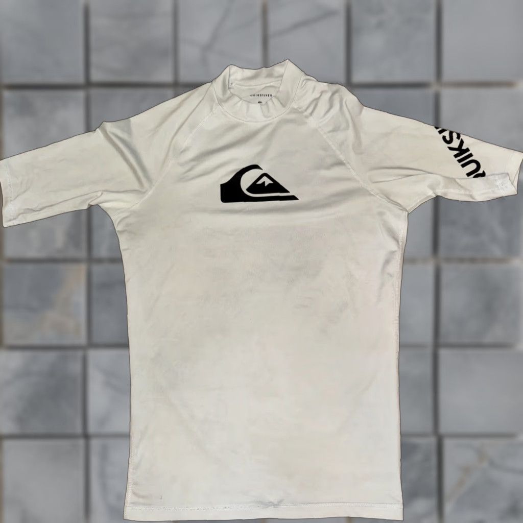 Quiksilver Quicksilver Compression Water T-Shirt White Medium 18x26 Size US M / EU 48-50 / 2 - 1 Thumbnail