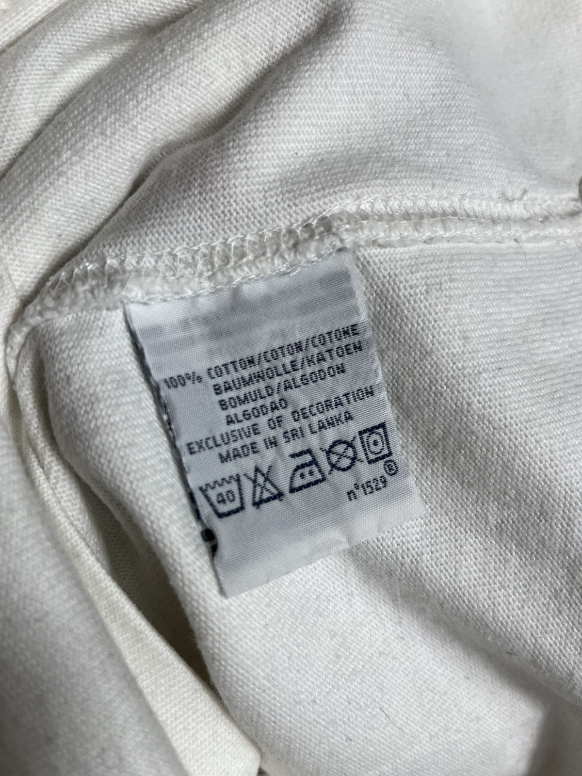 Vintage 90s Polo Ralph Lauren Rugby Long White Mens Cotton Size US S / EU 44-46 / 1 - 6 Thumbnail
