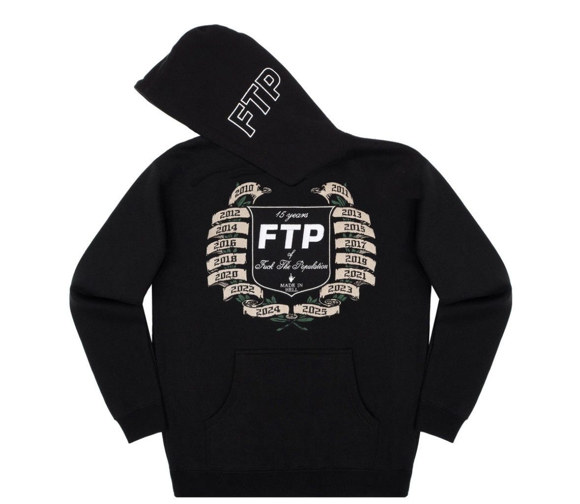 Fuck The Population 15 YEAR ANNIVERSARY HOODIE Size US L / EU 52-54 / 3 - 4 Thumbnail