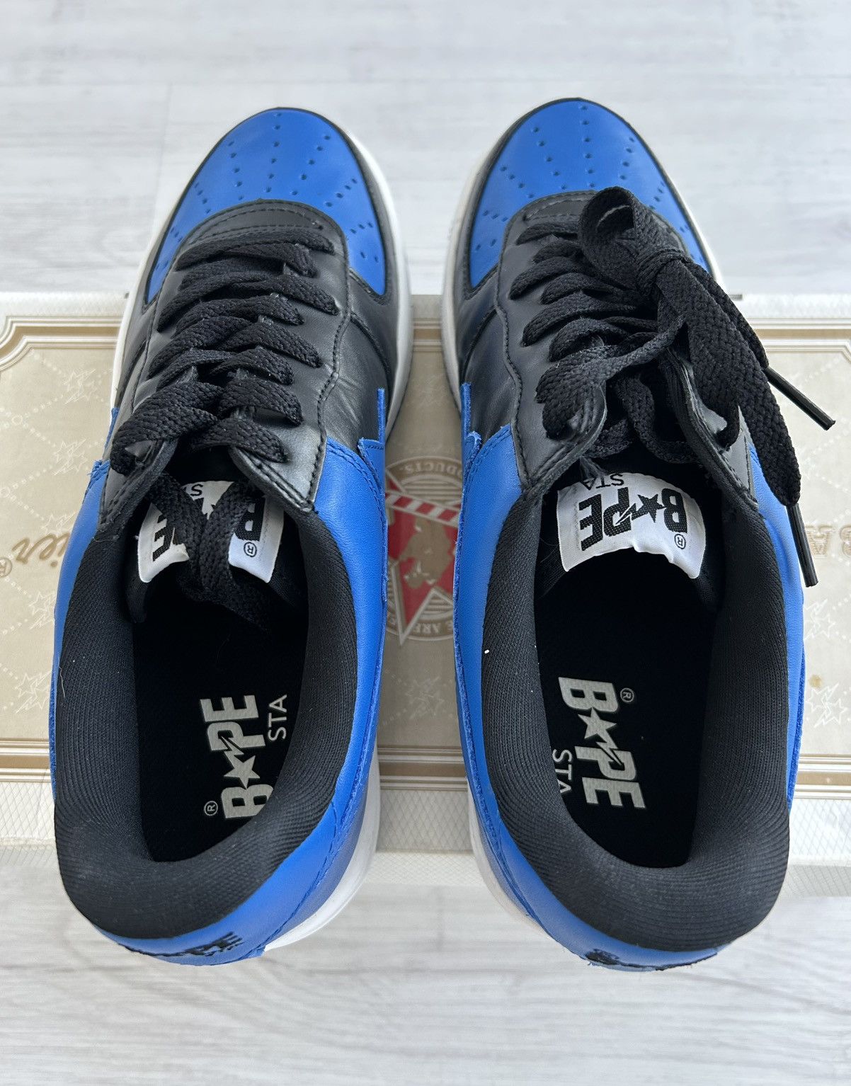 Bape VERY RARE OG 2003 A BATHING APE ROYAL BLUE BAPESTA Size US 9 / EU 42 - 5 Thumbnail