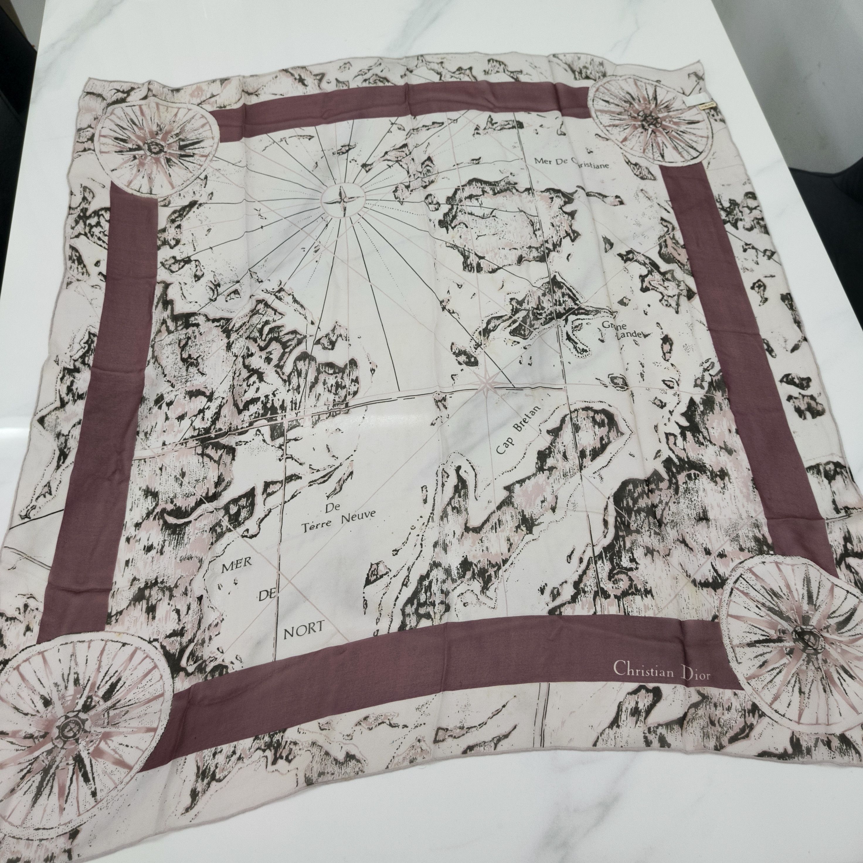 Christian Dior Monsieur Christian Dior silk scarves Size ONE SIZE - 2 Thumbnail
