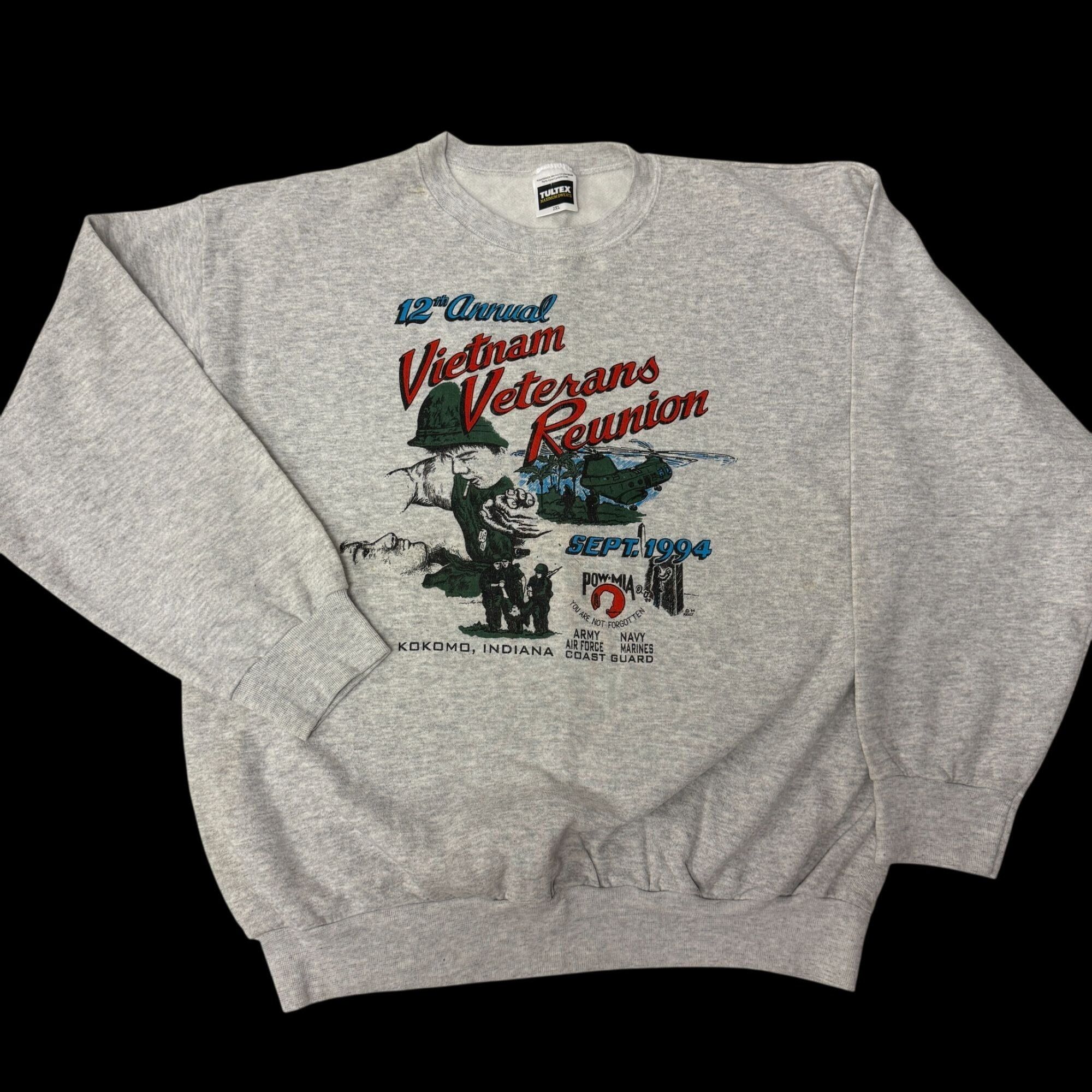 Tultex 1994 VIETNAM VETERANS Reunion POW MIA Military Army USAF 2XL Size US XL / EU 56 / 4 - 2 Thumbnail