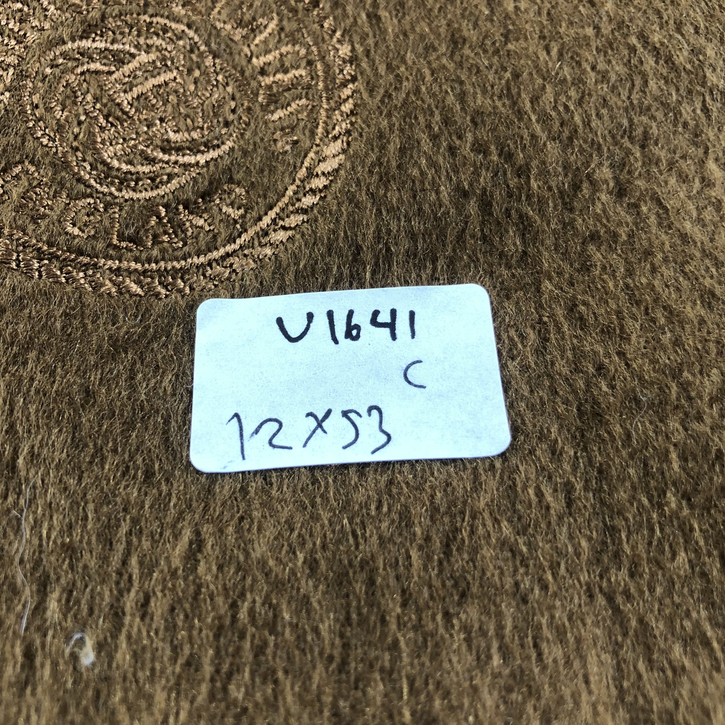 Vintage Morgan Oates Plain Tan Cashmere Scarf Muffler V1641 Size ONE SIZE - 9 Thumbnail