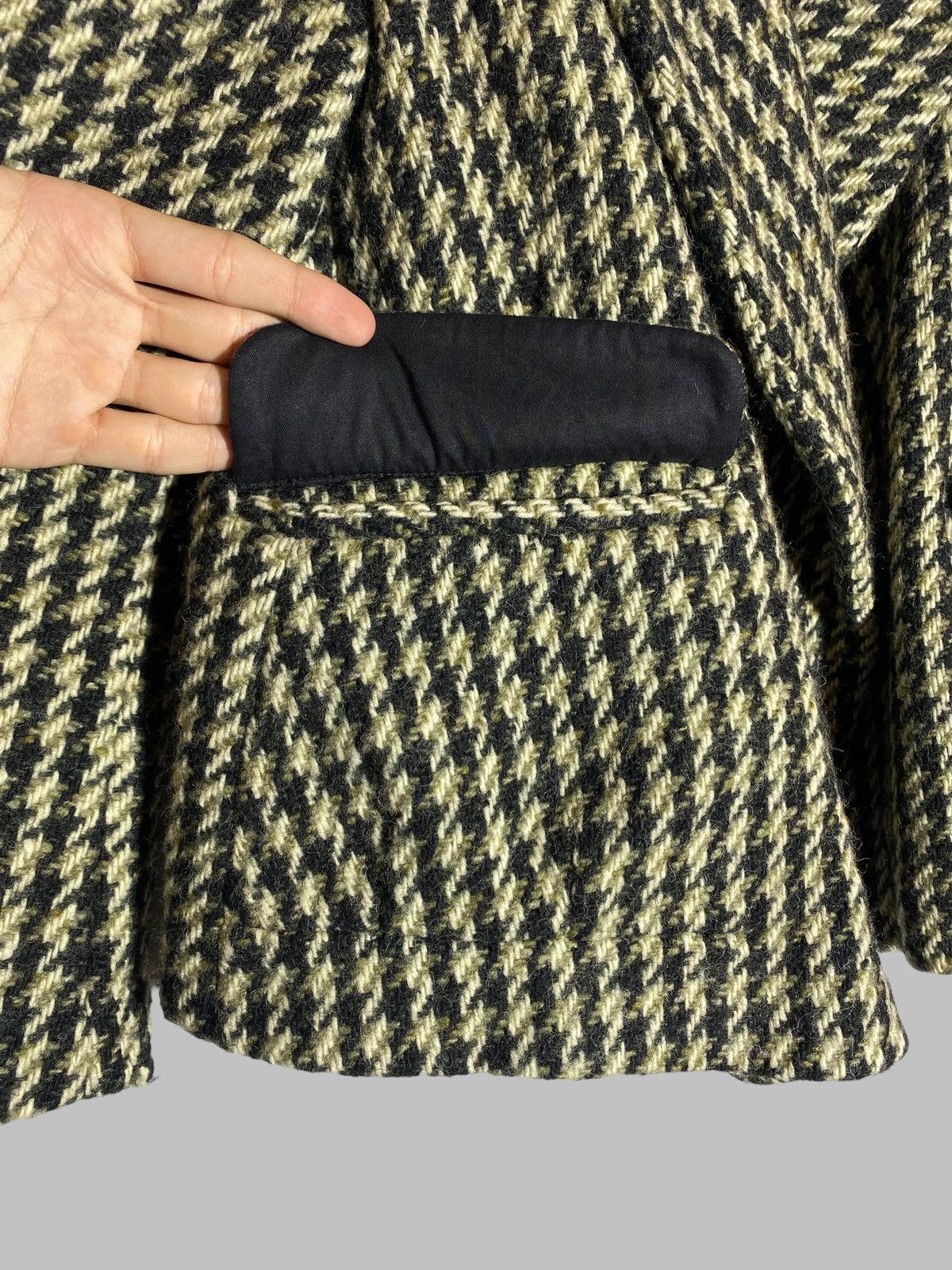 Marni Marni Wool Tweed Jacket Houndstooth Pattern Women’s Size 44 Size M / US 6-8 / IT 42-44 - 11 Thumbnail