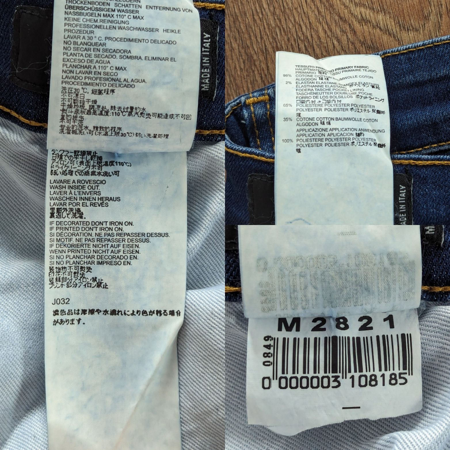 Dsquared2 DSQUARED2 1975 Easy Slim Jeans Men's Size 44 Made In Italy Size US 28 / EU 44 - 18 Thumbnail