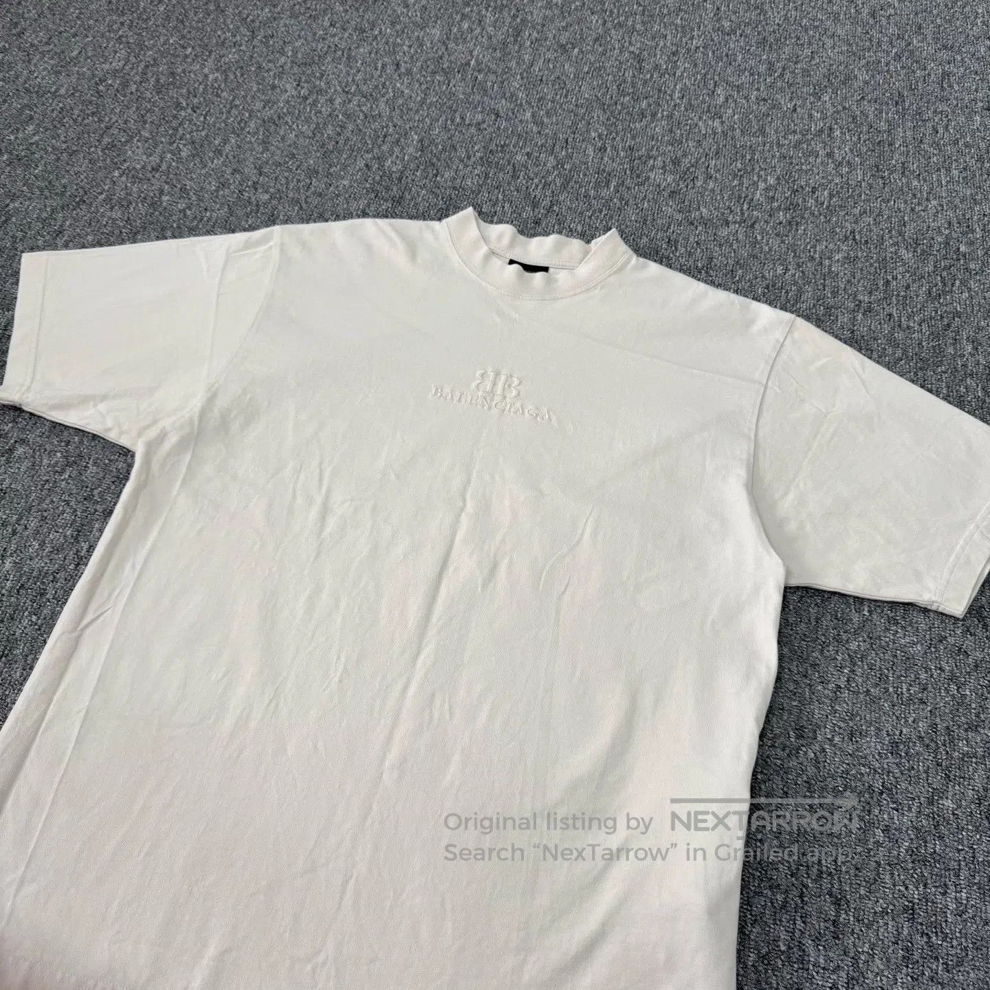 Balenciaga Balenciaga Double "B" letter embroidered logo on short-sle Size US XS / EU 42 / 0 - 3 Thumbnail