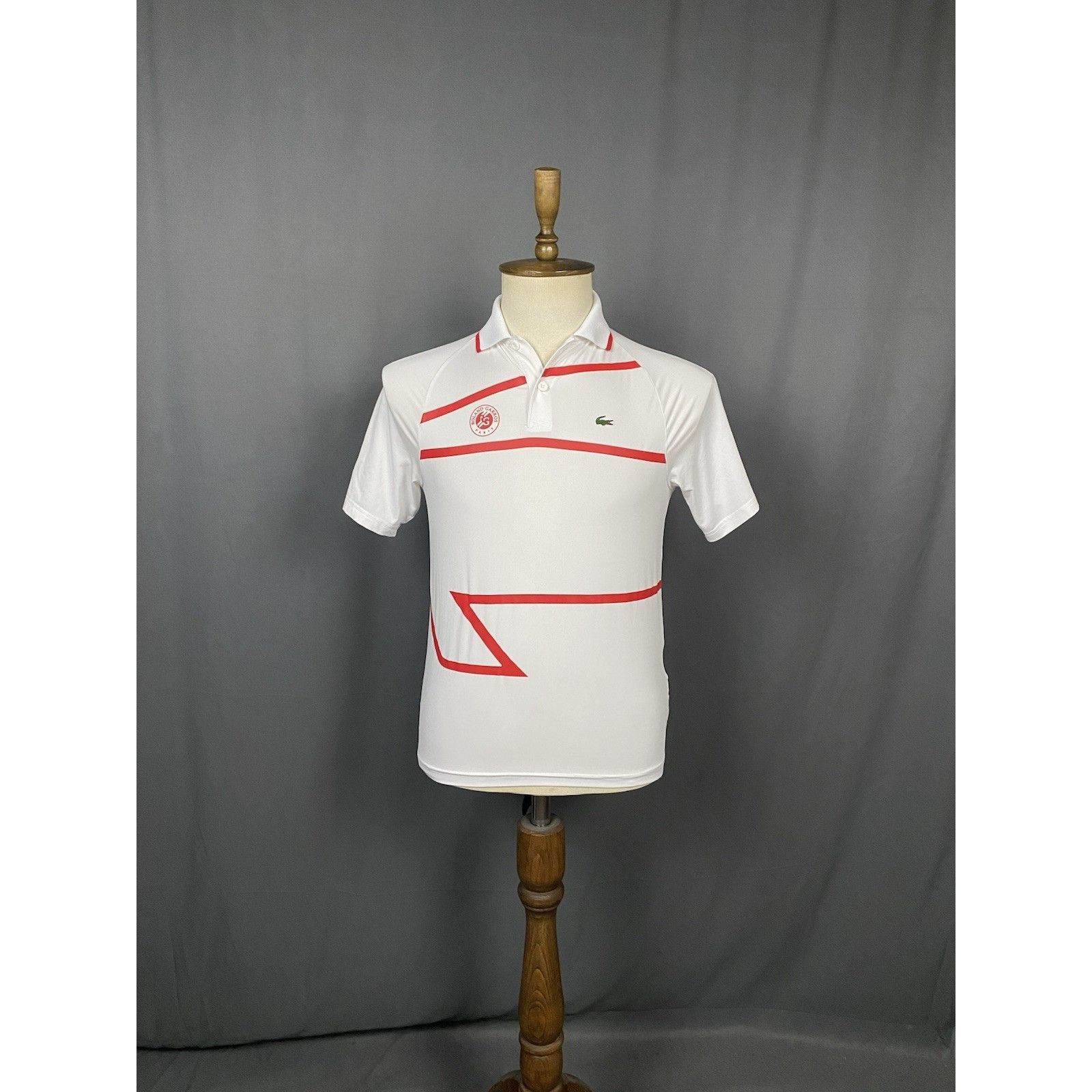Lacoste Lacoste Roland Garros Ultra Dry Men's White Polo T-Shirt Siz Size US XS / EU 42 / 0 - 3 Thumbnail