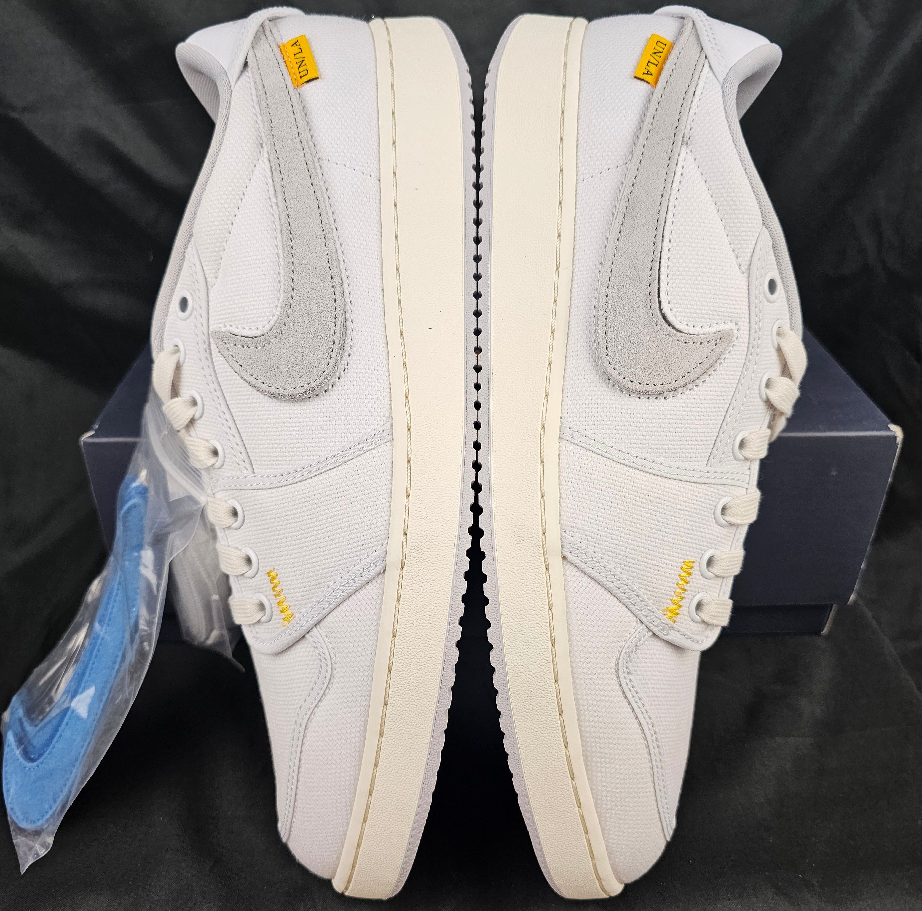 Jordan Brand Nike Air Jordan 1 Low AJKO x Union LA White Neutral Grey Size US 12.5 / EU 45-46 - 7 Thumbnail