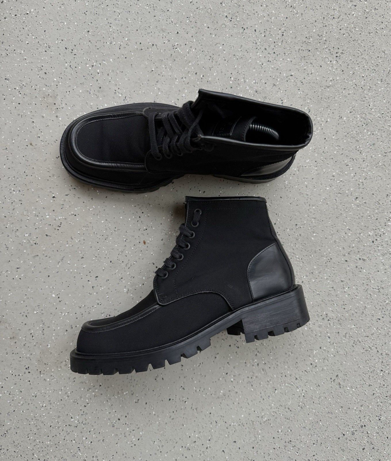 Gucci Vintage Gucci Womens Square Biker Platform Ankle Boots Size US 7 / IT 37 - 1 Thumbnail