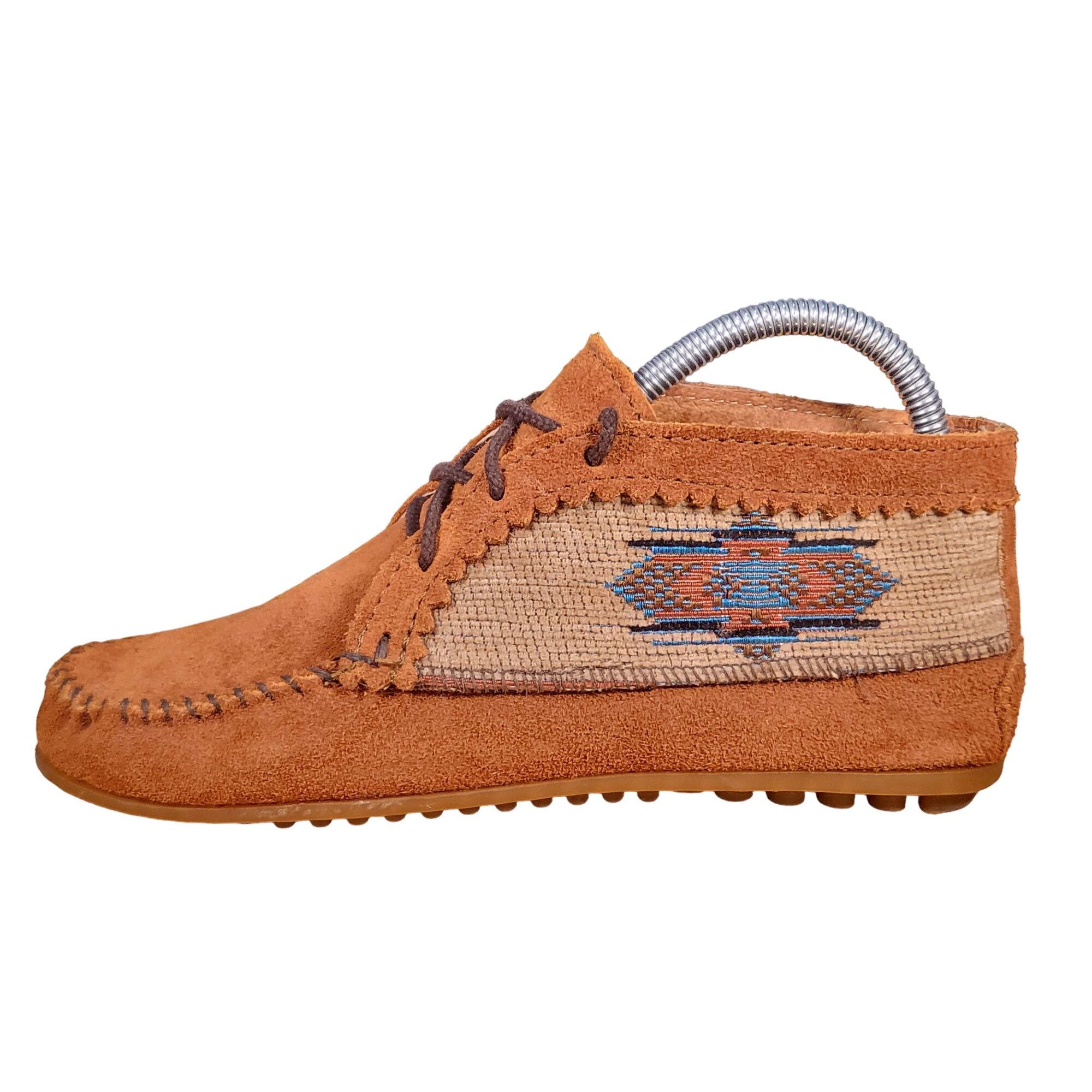 Minnetonka Minnetonka Moccasins Women Sz 7 El Paso Aztec Tribal Ankle S ...