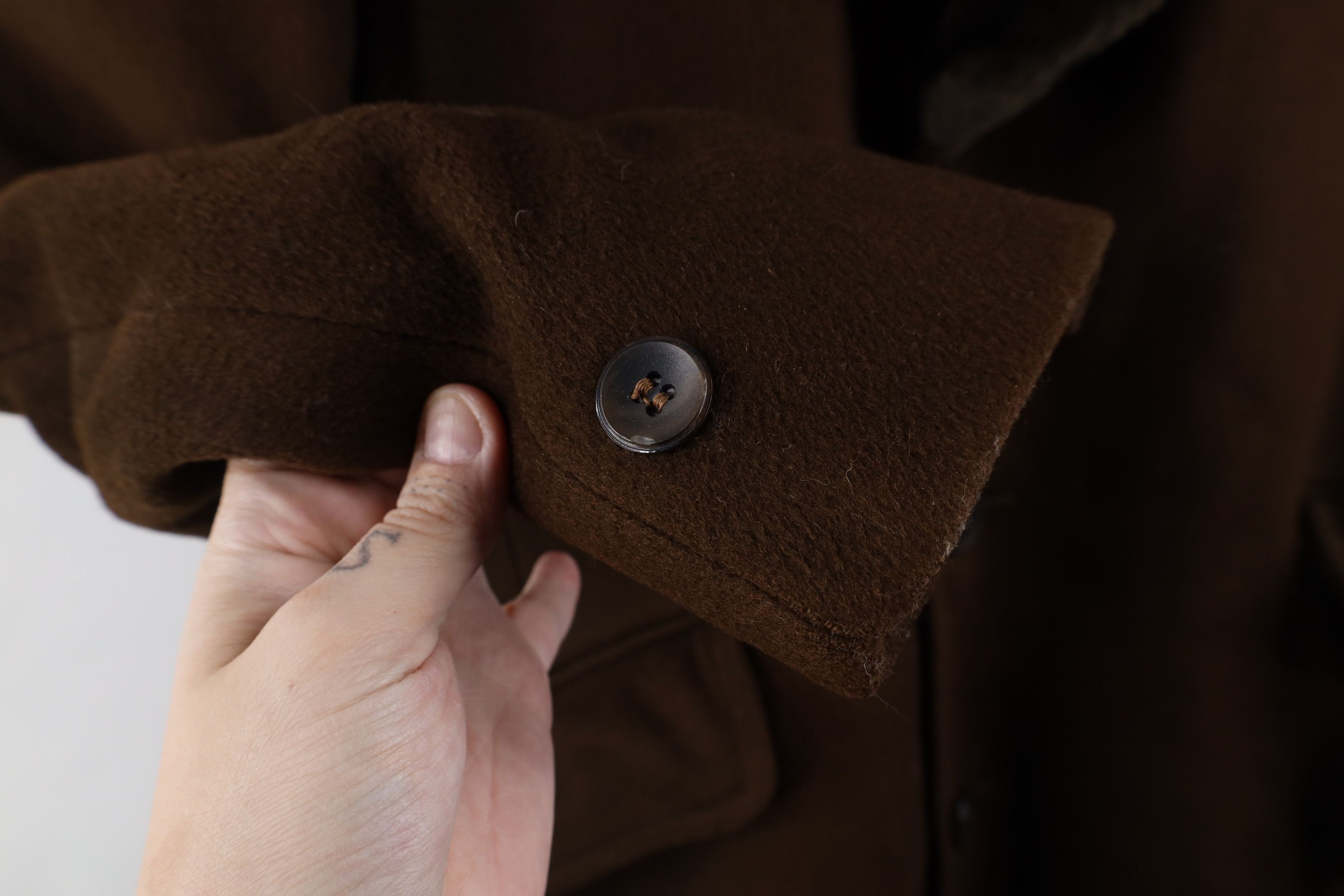 Vintage Vintage 60s 70s Streetwear Heavyweight Wool Overcoat USA Size US S / EU 44-46 / 1 - 6 Thumbnail