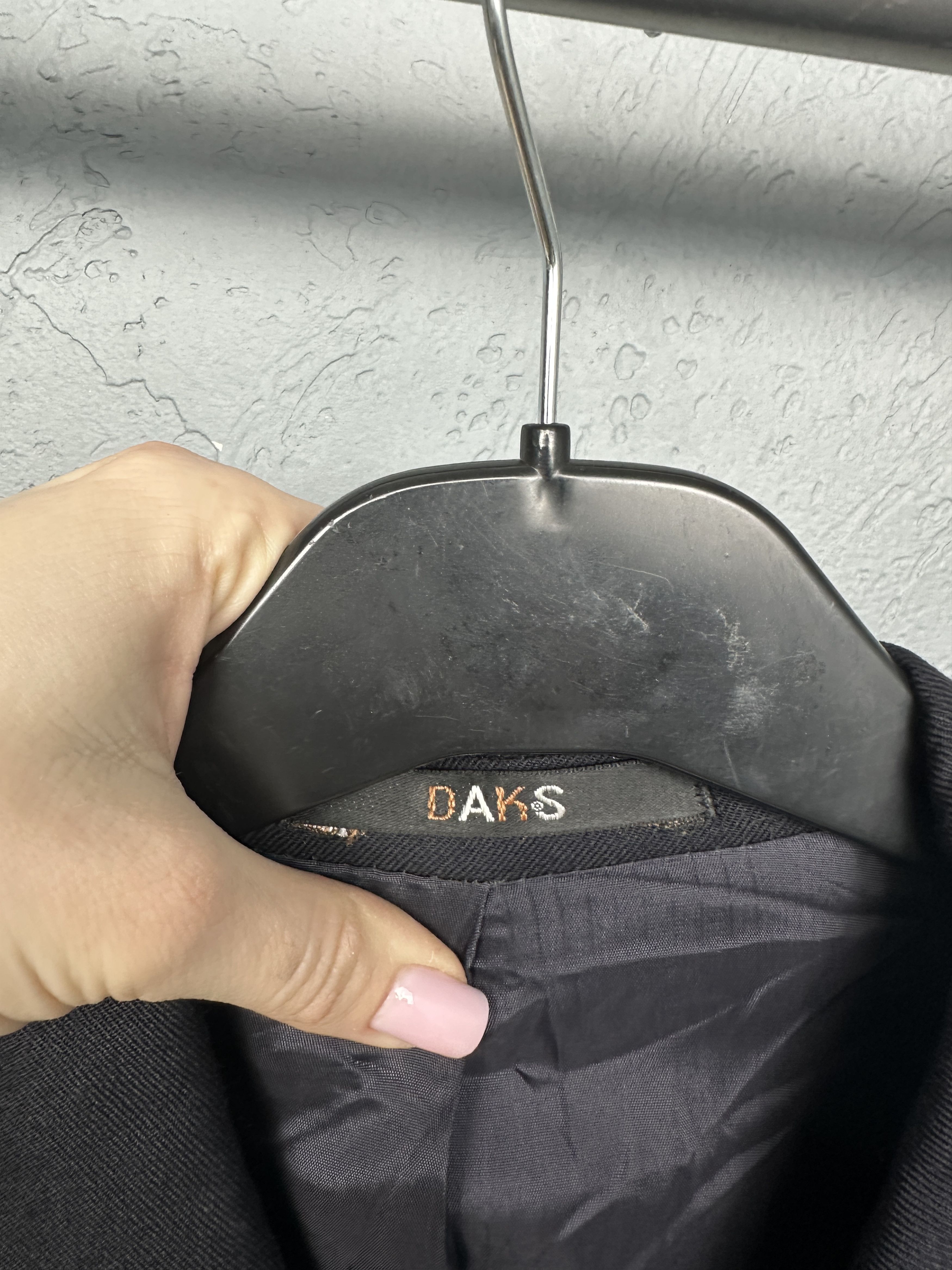 DAKS Daks DD Vintage Double Breasted Wool Blazer Jacket Size 40S - 3 Thumbnail