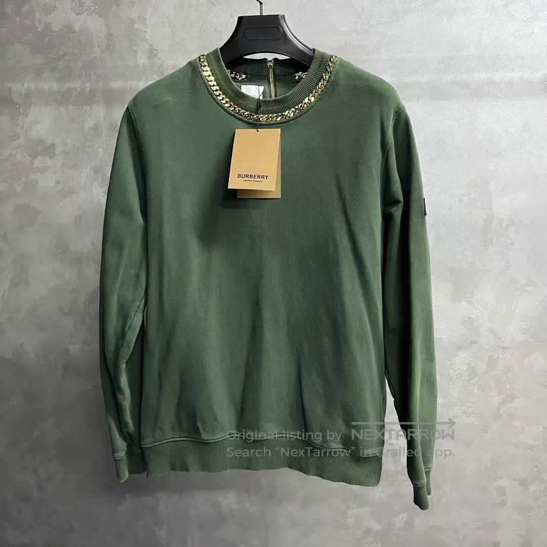 Burberry Burberry Metal-decorated round-neck long-sleeve hoodie| Size US M / EU 48-50 / 2 - 1 Thumbnail
