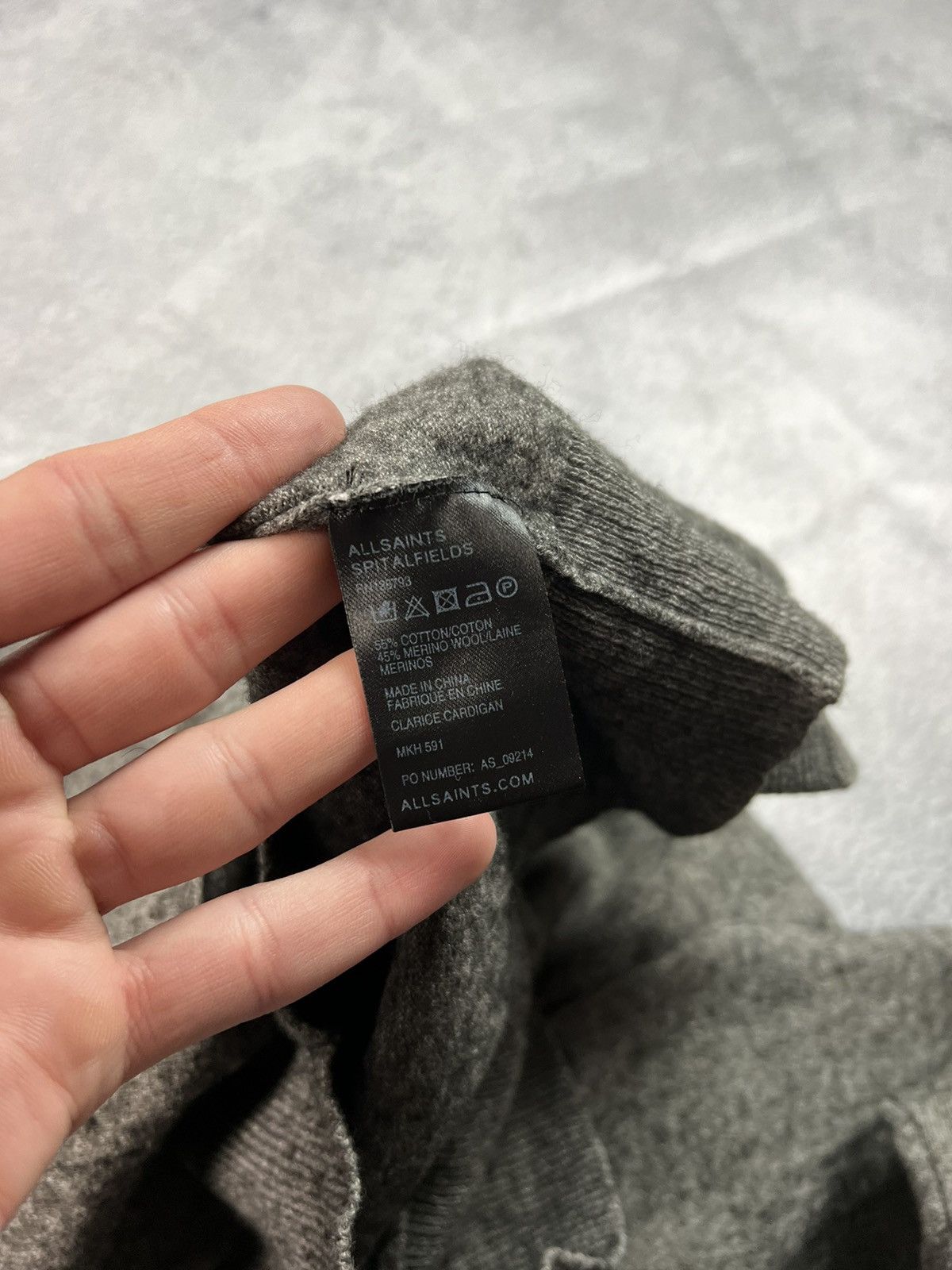 20471120 × Allsaints × Japanese Brand All Saints Clarice cardigan Size US M / EU 48-50 / 2 - 9 Thumbnail