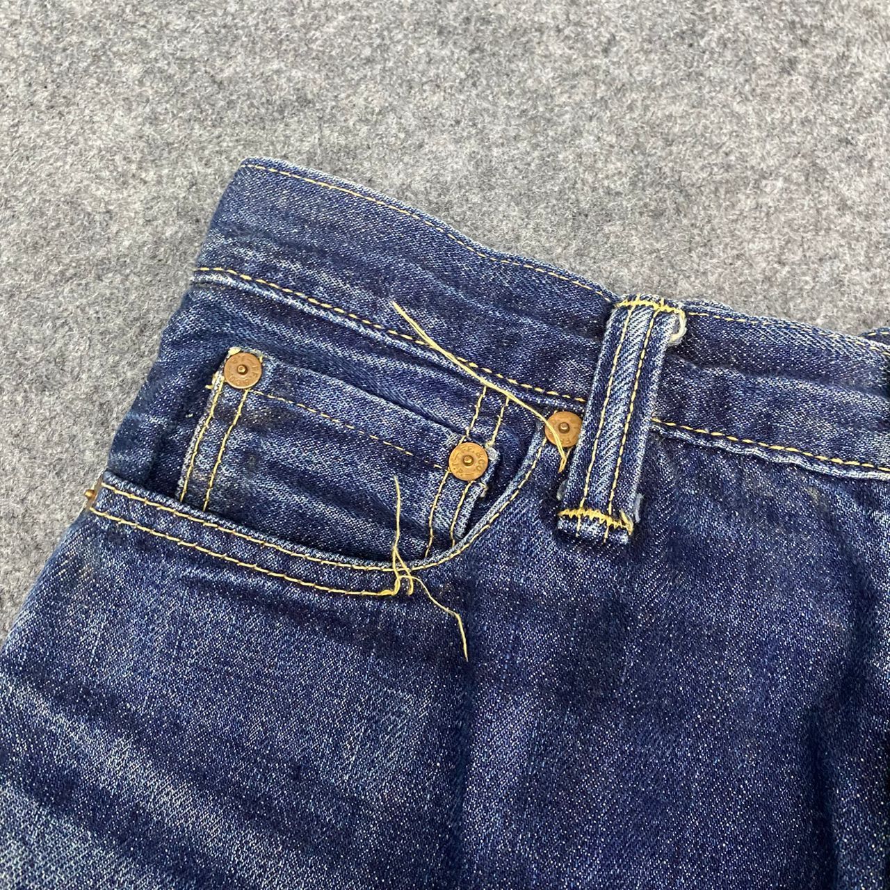 If Six Was Nine 💥Flare💥Vintage Skulls Jeans by an Alchemist Denim Size US 30 / EU 46 - 11 Thumbnail