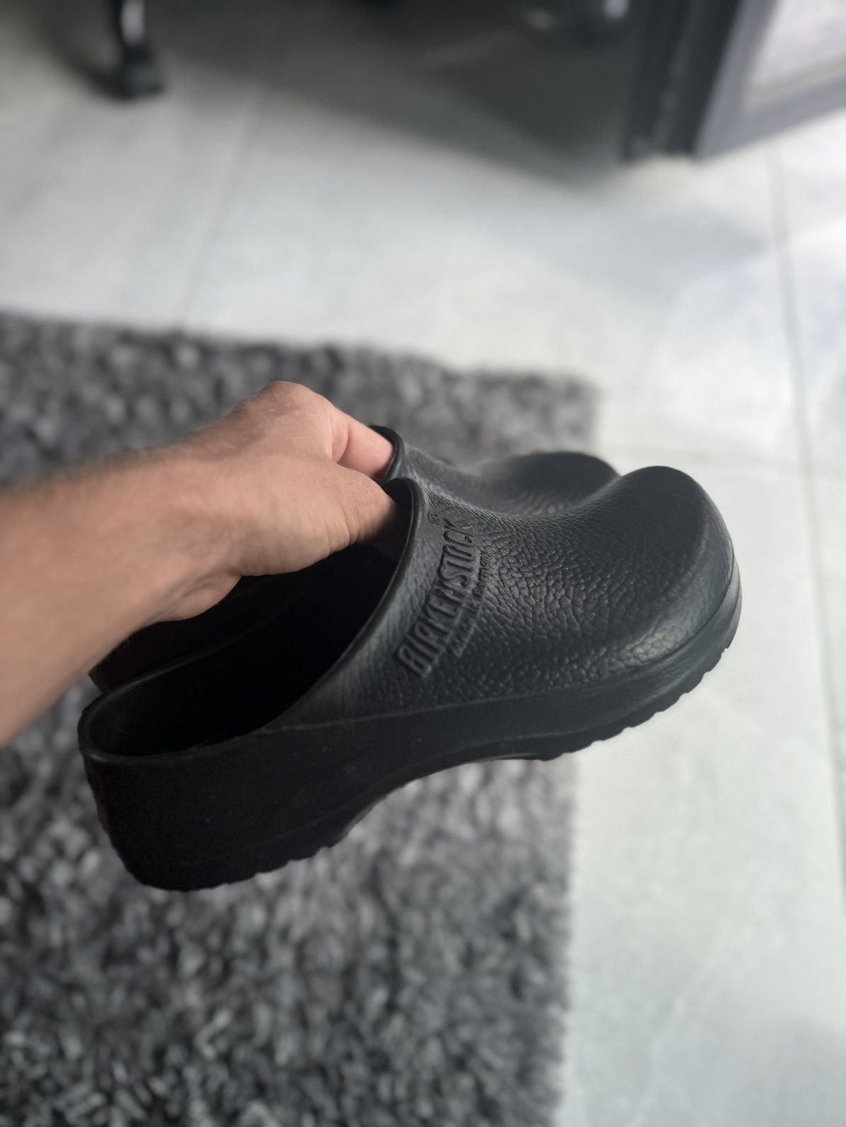 Birkenstock Birkenstock slippers vintage rare shoes black Size US 7 / IT 37 - 1 Thumbnail