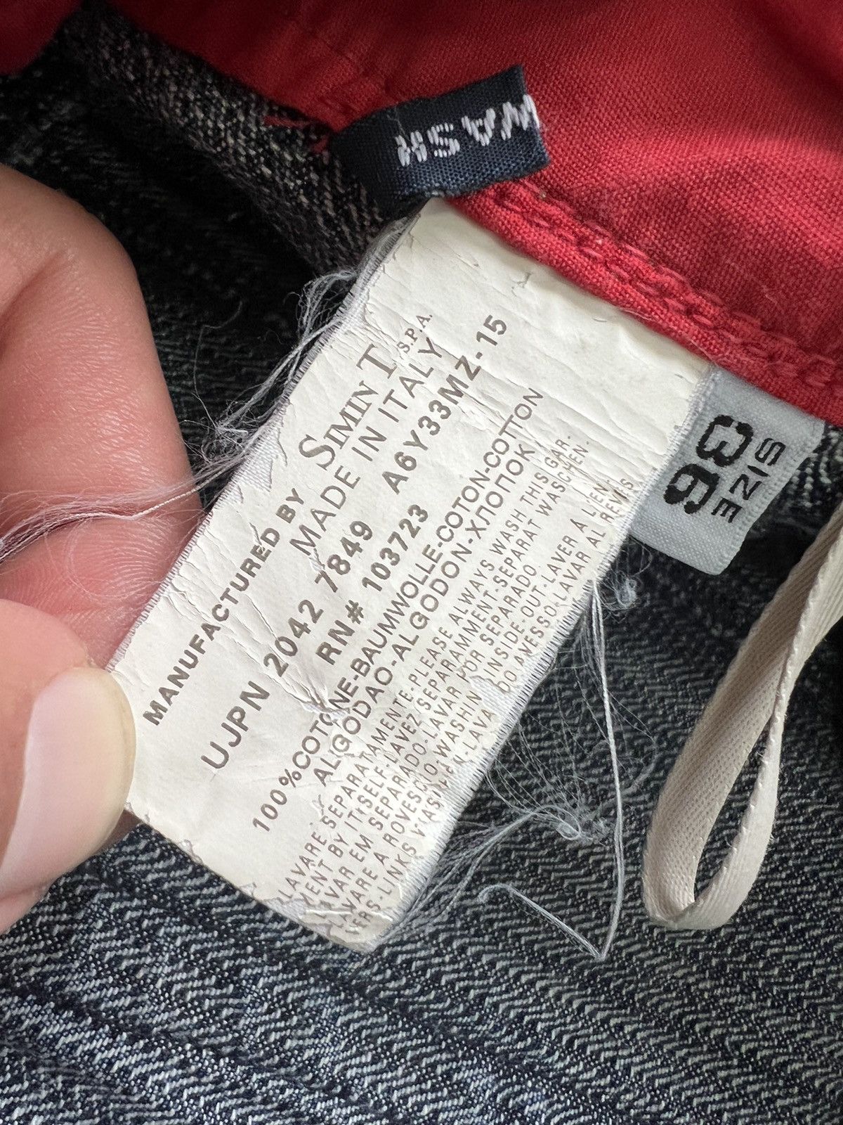 Emporio Armani × Hysteric Glamour × If Six Was Nine Archive flared Armani jeans baggy y2k if six was nine style Size US 33 - 14 Thumbnail