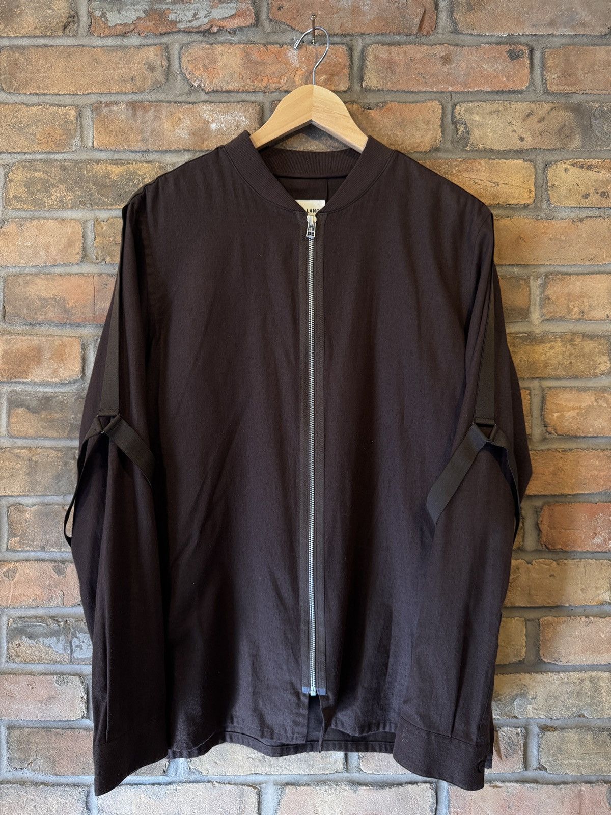 Helmut Lang Helmut Lang Bondage Sleeve Cotton Bomber Size US L / EU 52-54 / 3 - 1 Thumbnail