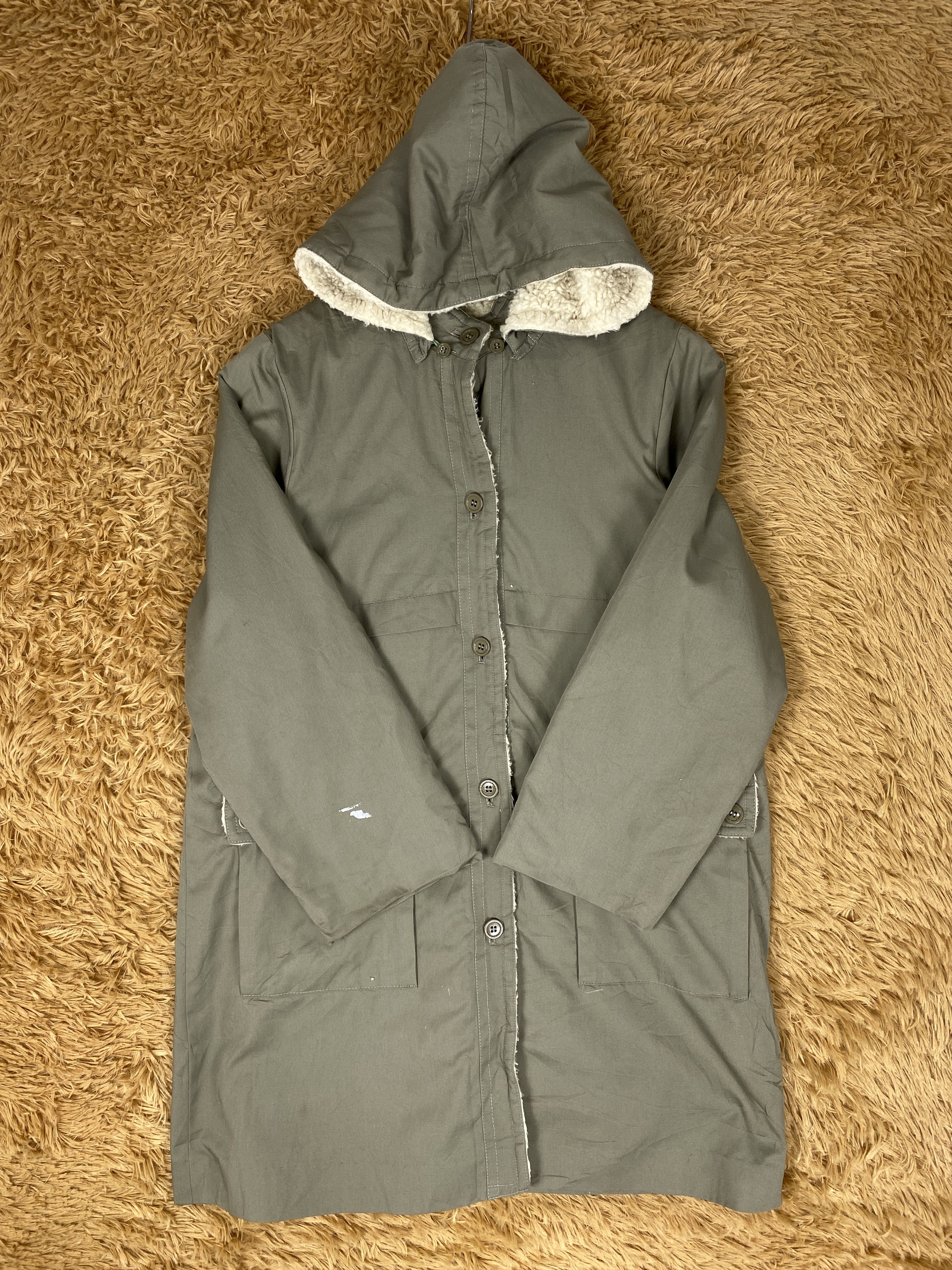 Japanese Brand Vintage Japanese Brand Sherpa Lining Long Jacket J2203 Size US S / EU 44-46 / 1 - 4 Thumbnail