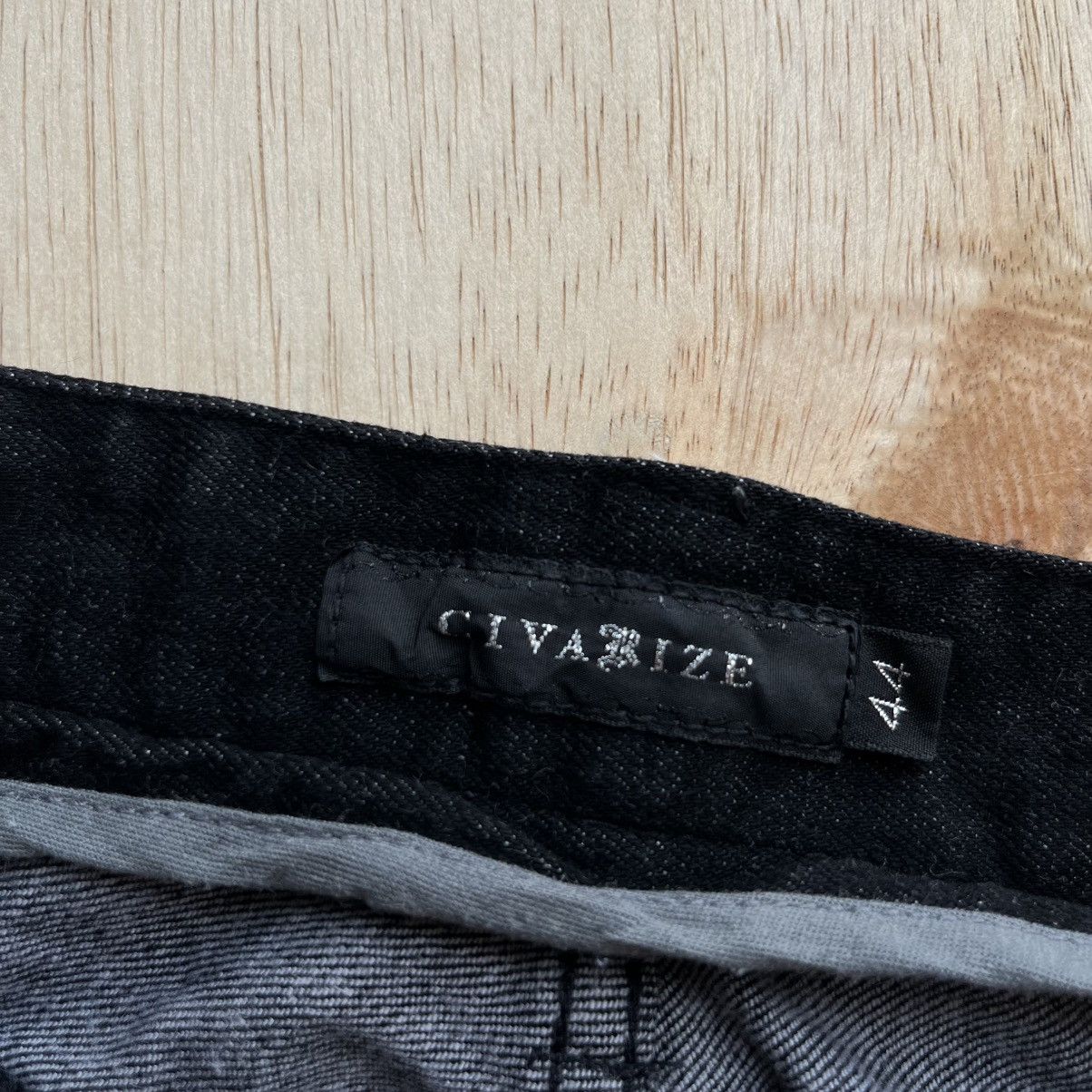 CIVARIZE CIVARIZE BLACK DISTRESSED PATCHWORK PAINT JAPANESE BRAND Size US 30 / EU 46 - 3 Thumbnail