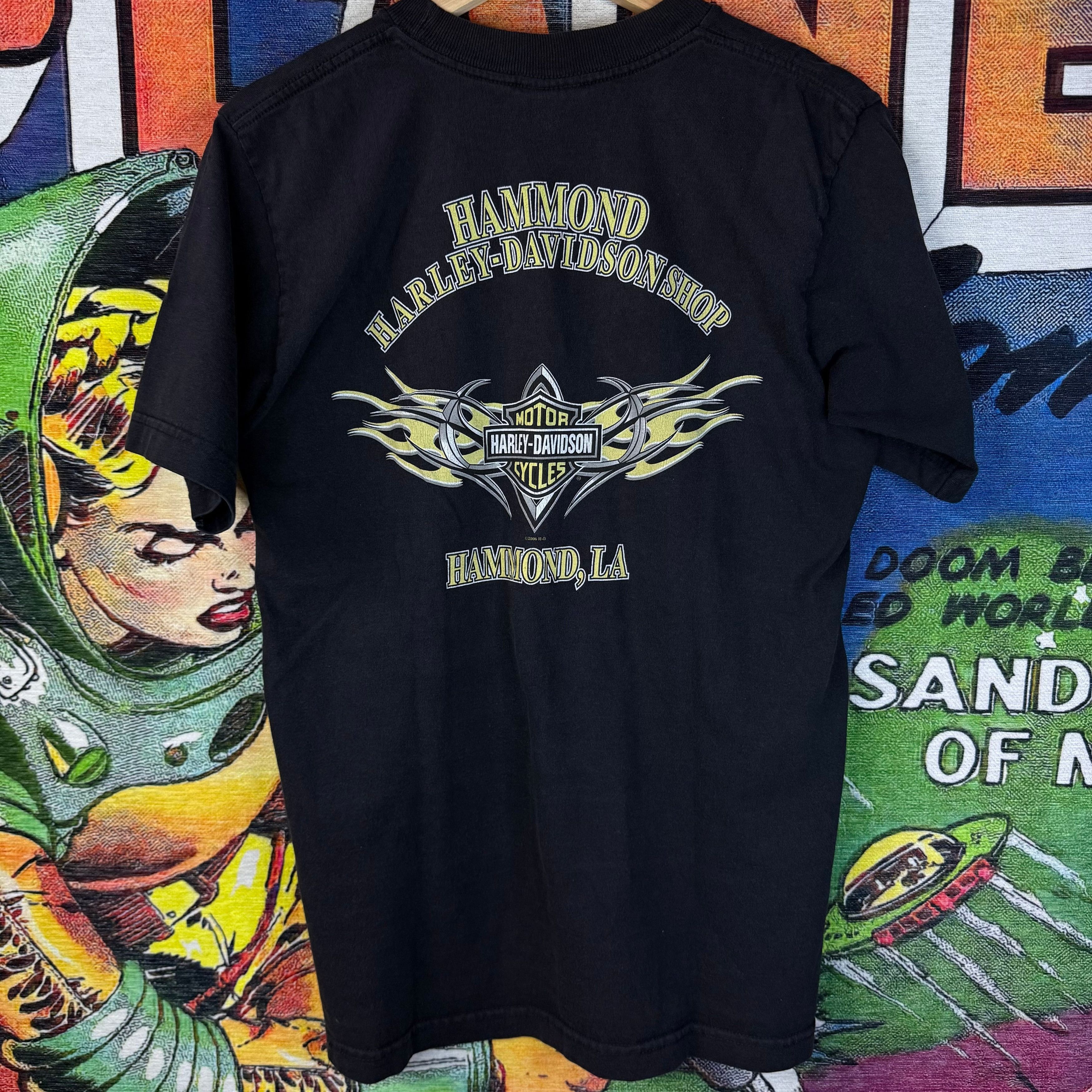 Harley Davidson Y2K Harley-Davidson Hammond Louisiana Graphic Tee Size Mediu Size US M / EU 48-50 / 2 - 2 Thumbnail