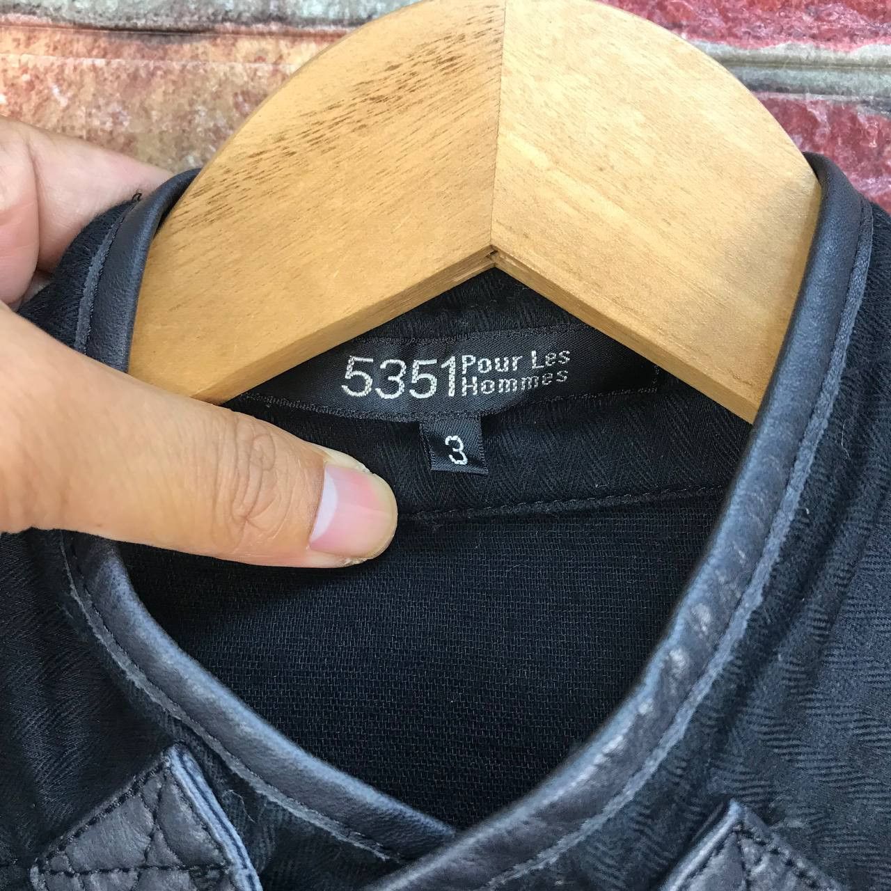 5351 POUR LES HOMMES 5351 Pour Les Hommes Pilot Bondage LGB Shirt Leather Trim Size US M / EU 48-50 / 2 - 9 Thumbnail